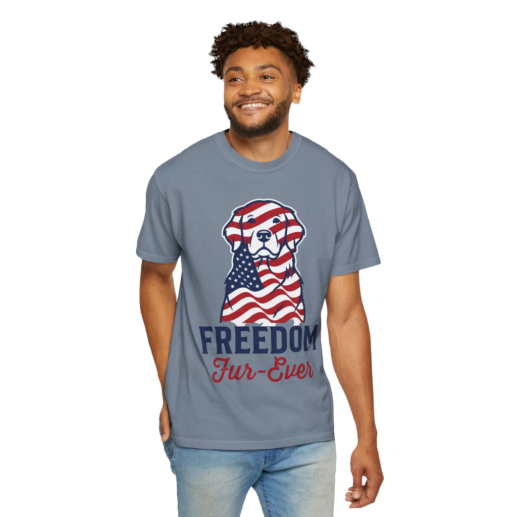 Freedom Fur-Ever Patriotic Dog T-Shirt