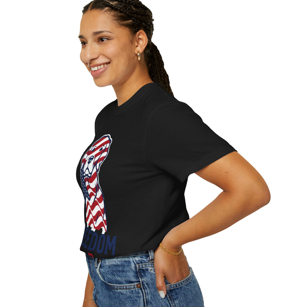 Freedom Fur-Ever Patriotic Dog T-Shirt