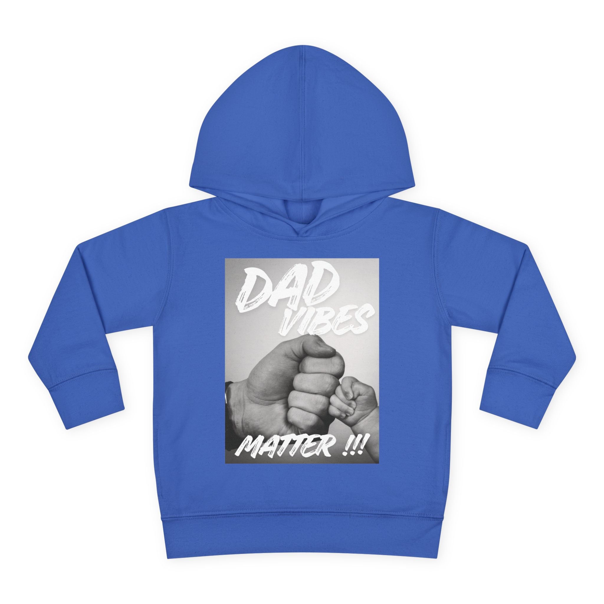 Toddler Hoodie — "Dad Vibes Matter" Fist Bump Pullover (Father’s Day Gift)