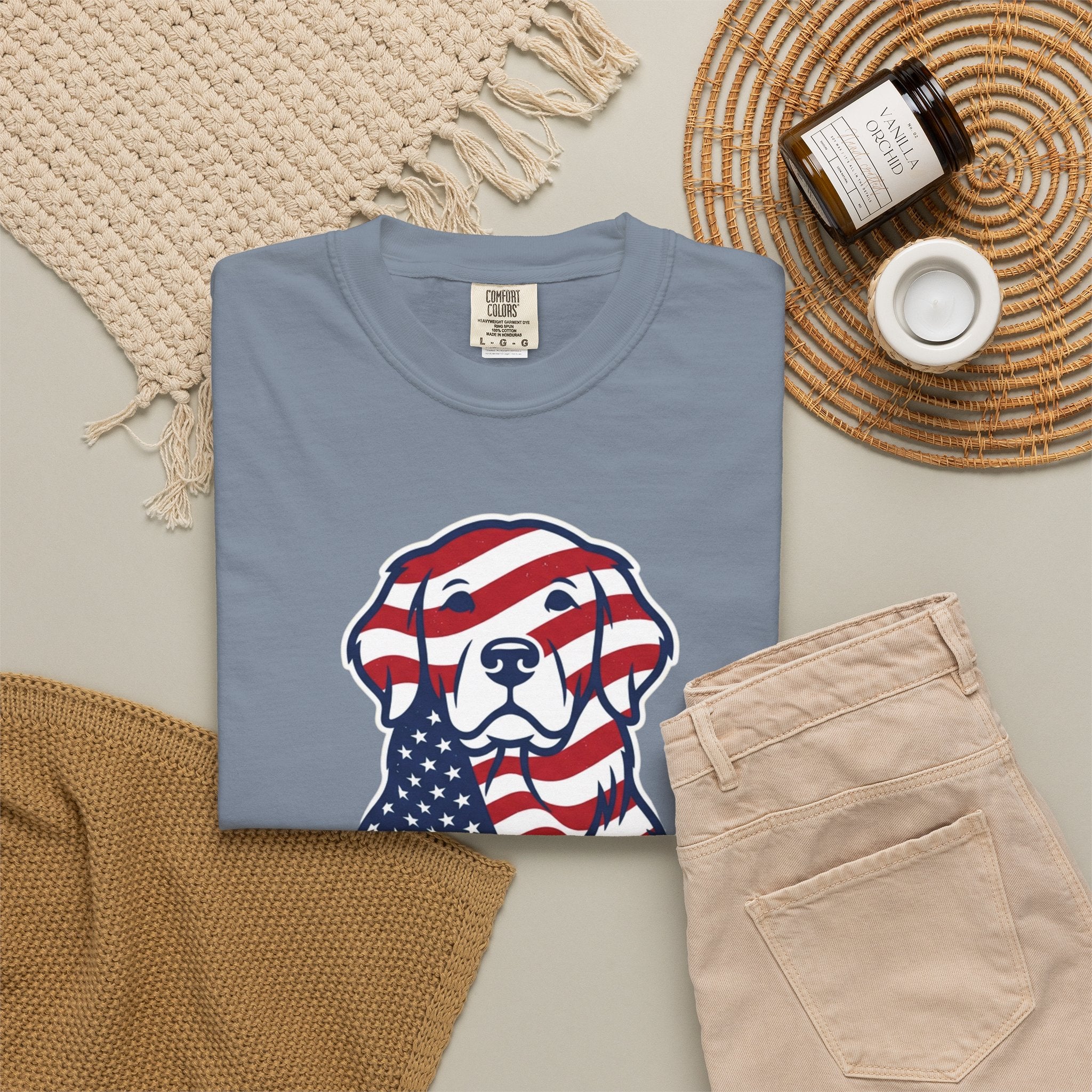 Freedom Fur-Ever Patriotic Dog T-Shirt