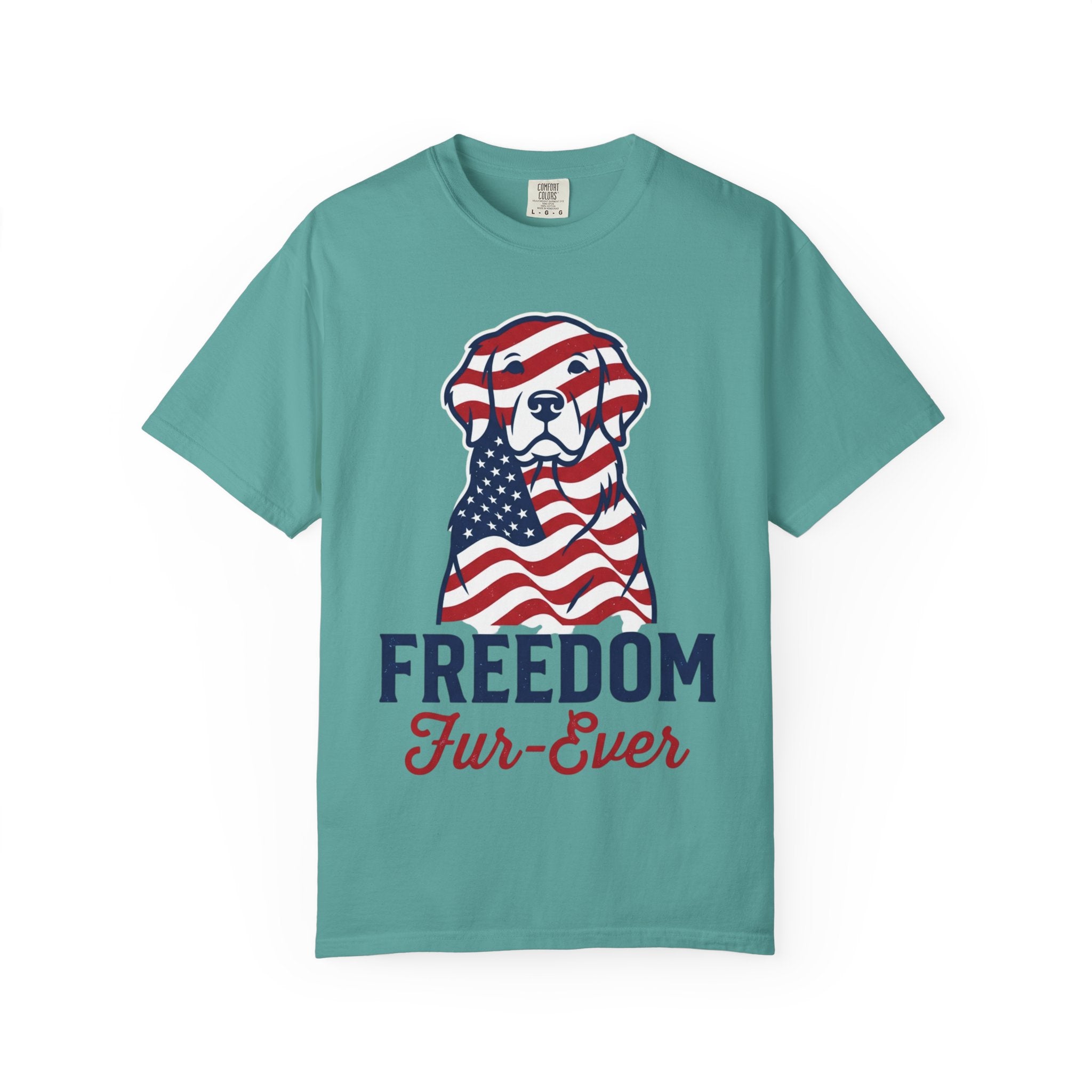 Freedom Fur-Ever Patriotic Dog T-Shirt