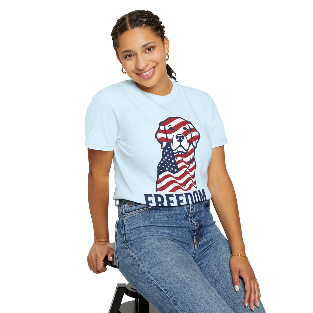 Freedom Fur-Ever Patriotic Dog T-Shirt