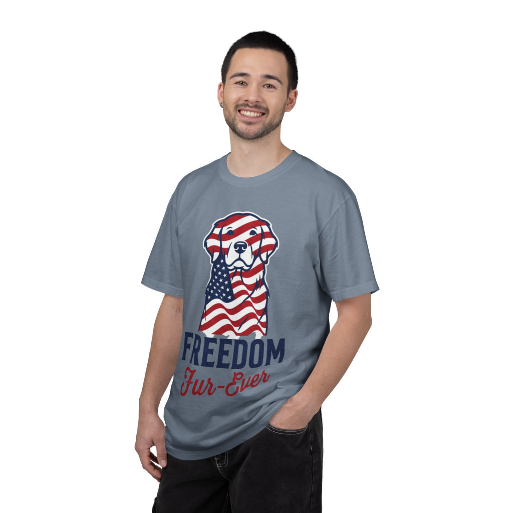 Freedom Fur-Ever Patriotic Dog T-Shirt