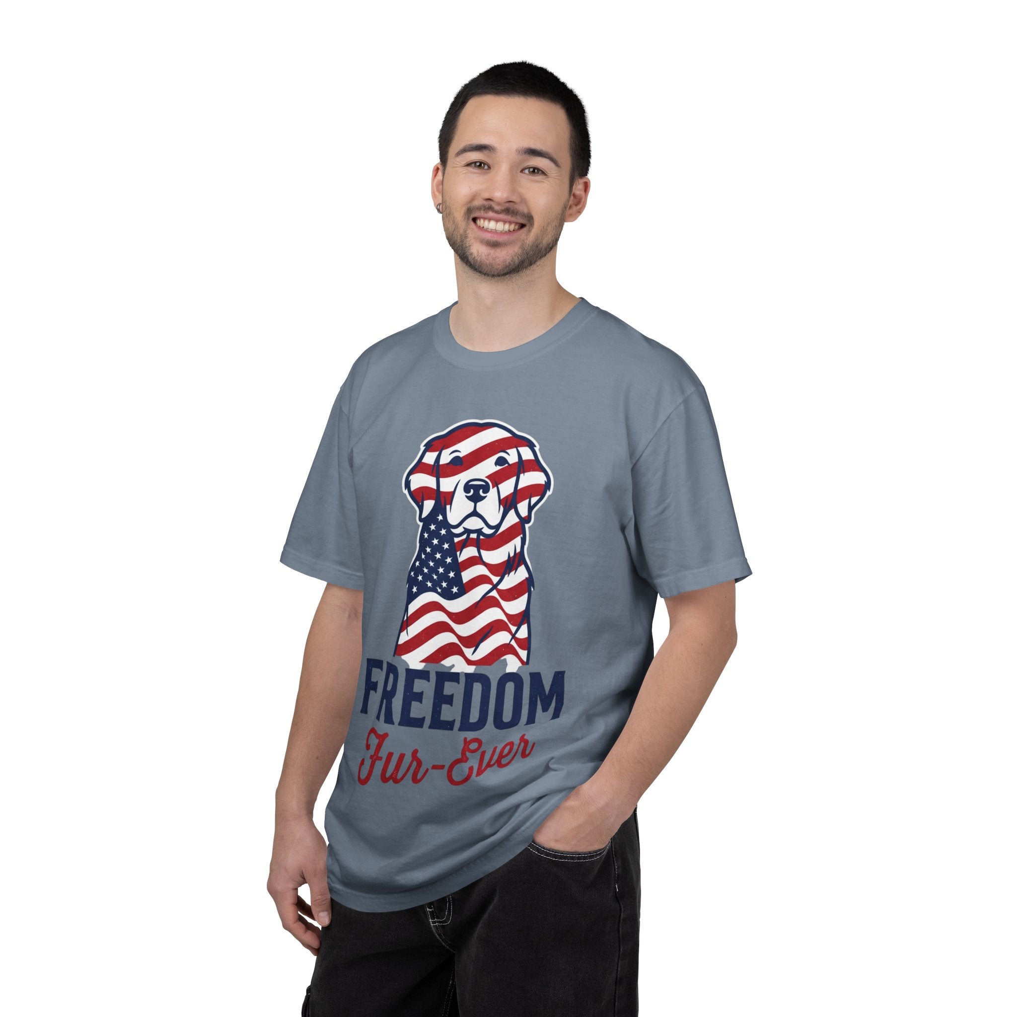 Freedom Fur-Ever Patriotic Dog T-Shirt