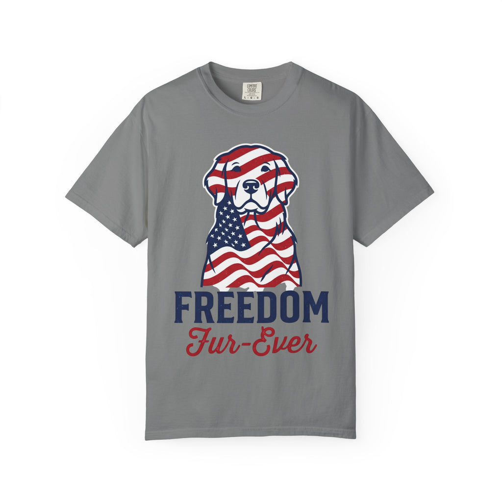Freedom Fur-Ever Patriotic Dog T-Shirt