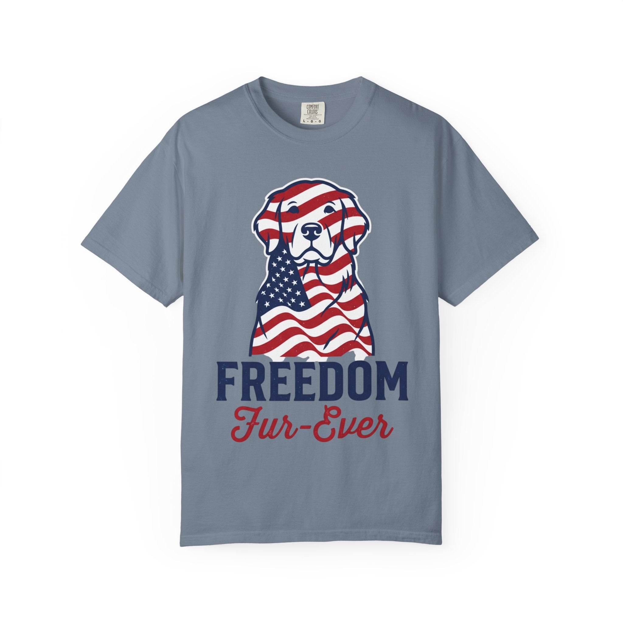 Freedom Fur-Ever Patriotic Dog T-Shirt