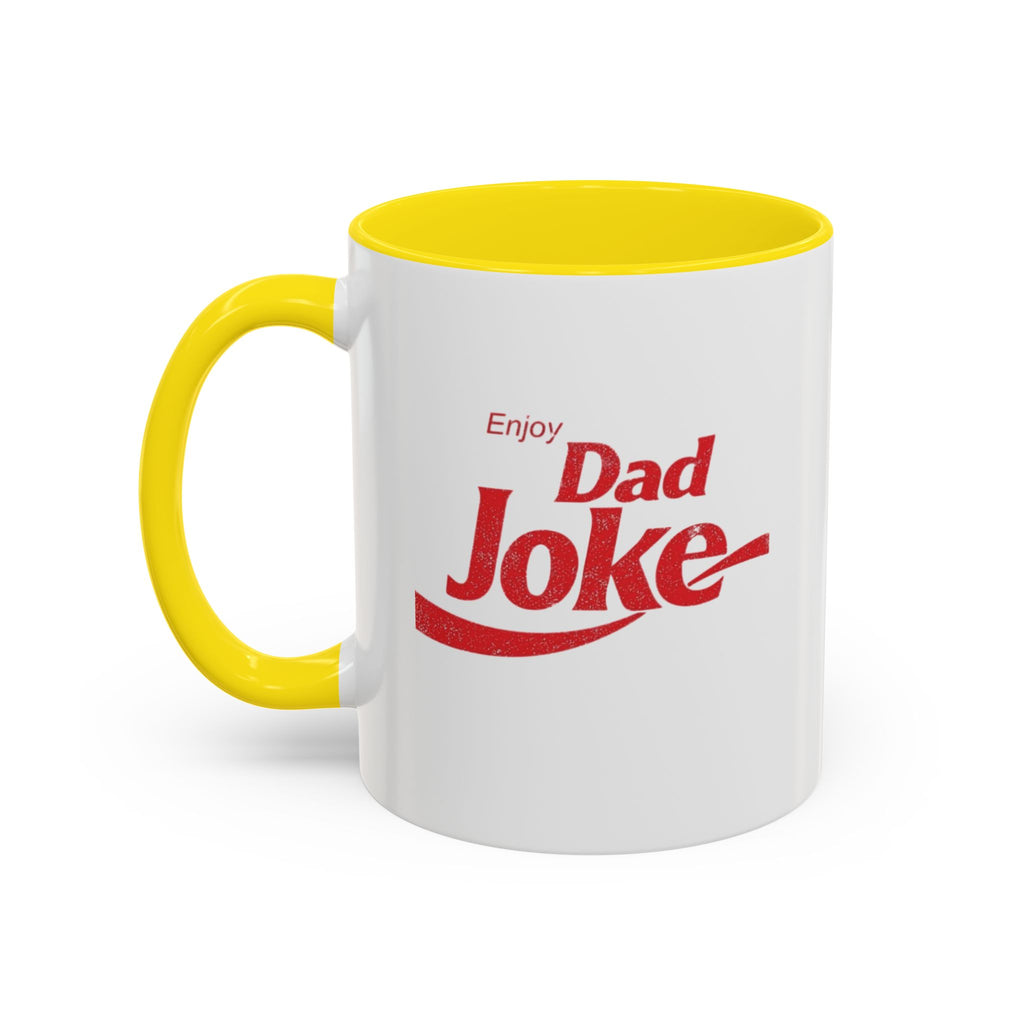 Dad Joke Coffee Mug — 'Enjoy Dad Joke' Accent Mug (11/15oz)