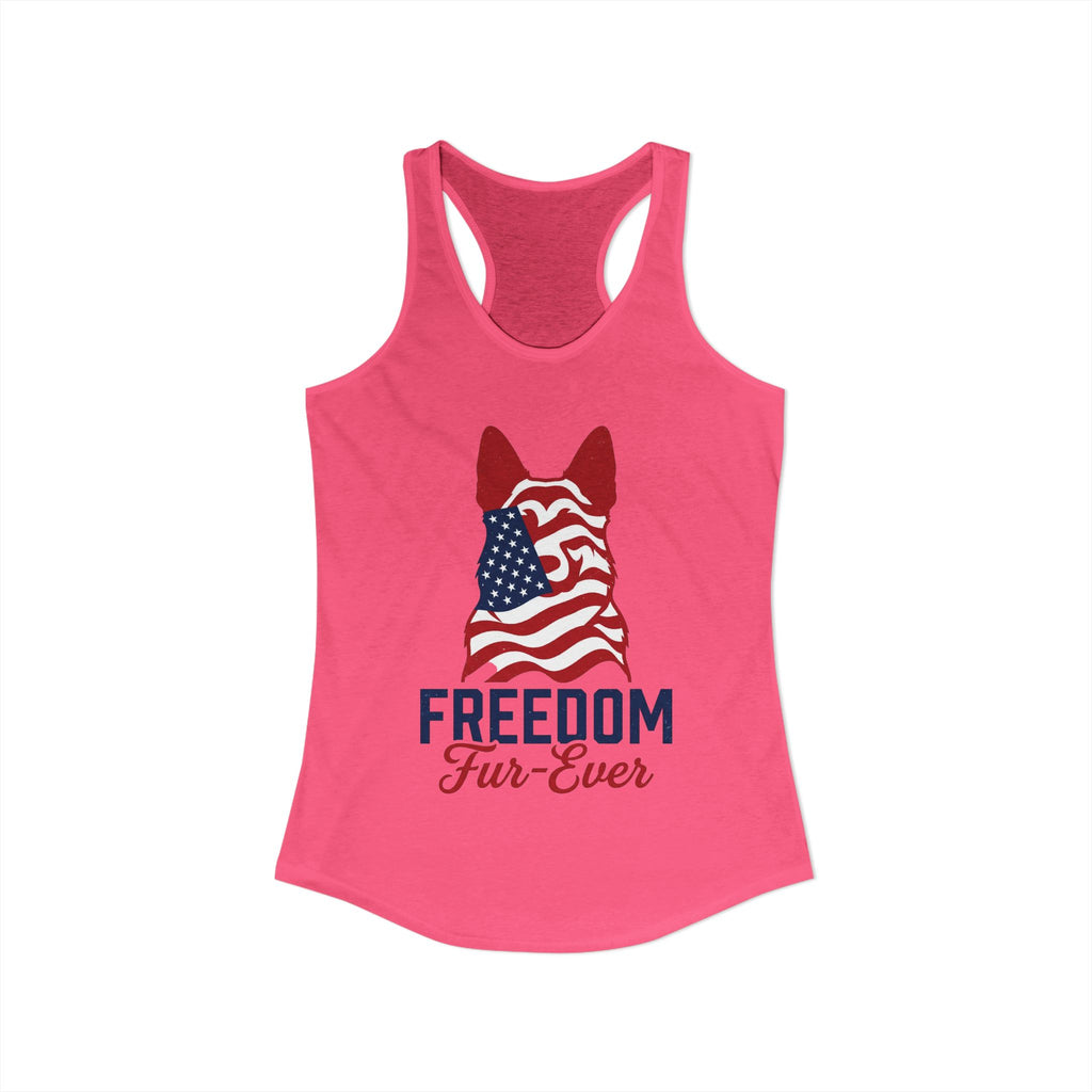 Freedom Fur-Ever Women's Ideal Racerback Tank