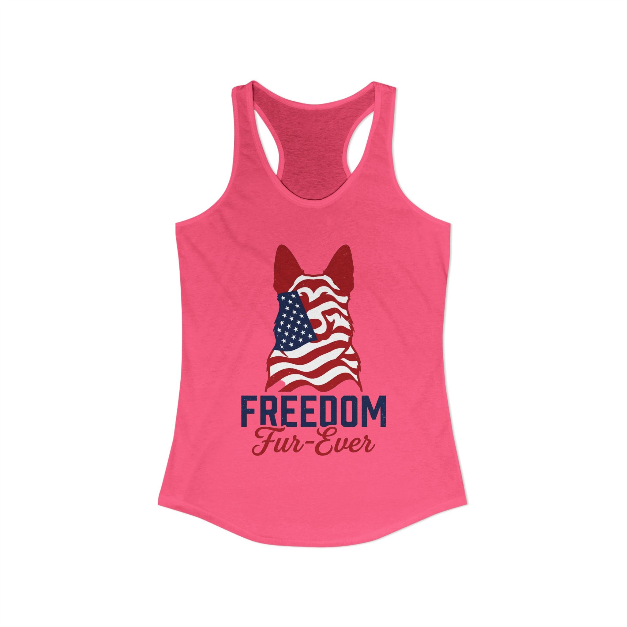 Freedom Fur-Ever Women's Ideal Racerback Tank