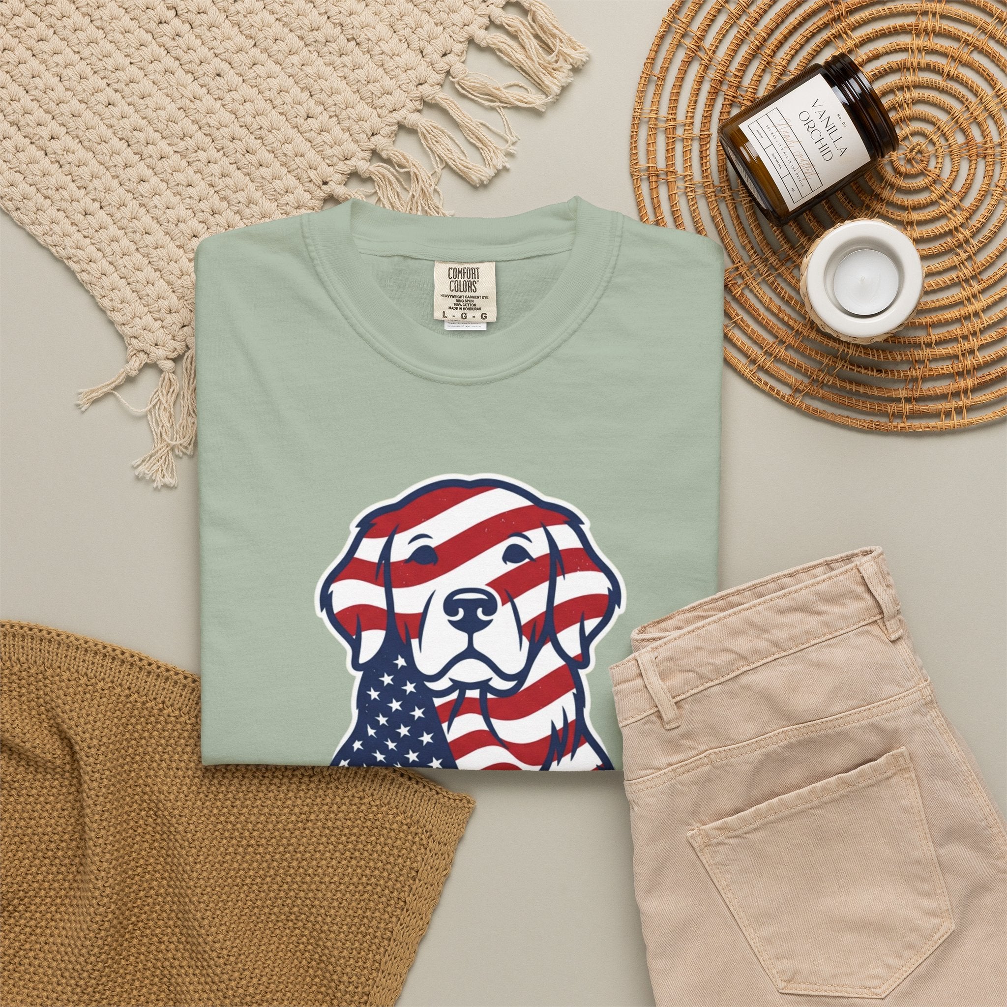 Freedom Fur-Ever Patriotic Dog T-Shirt