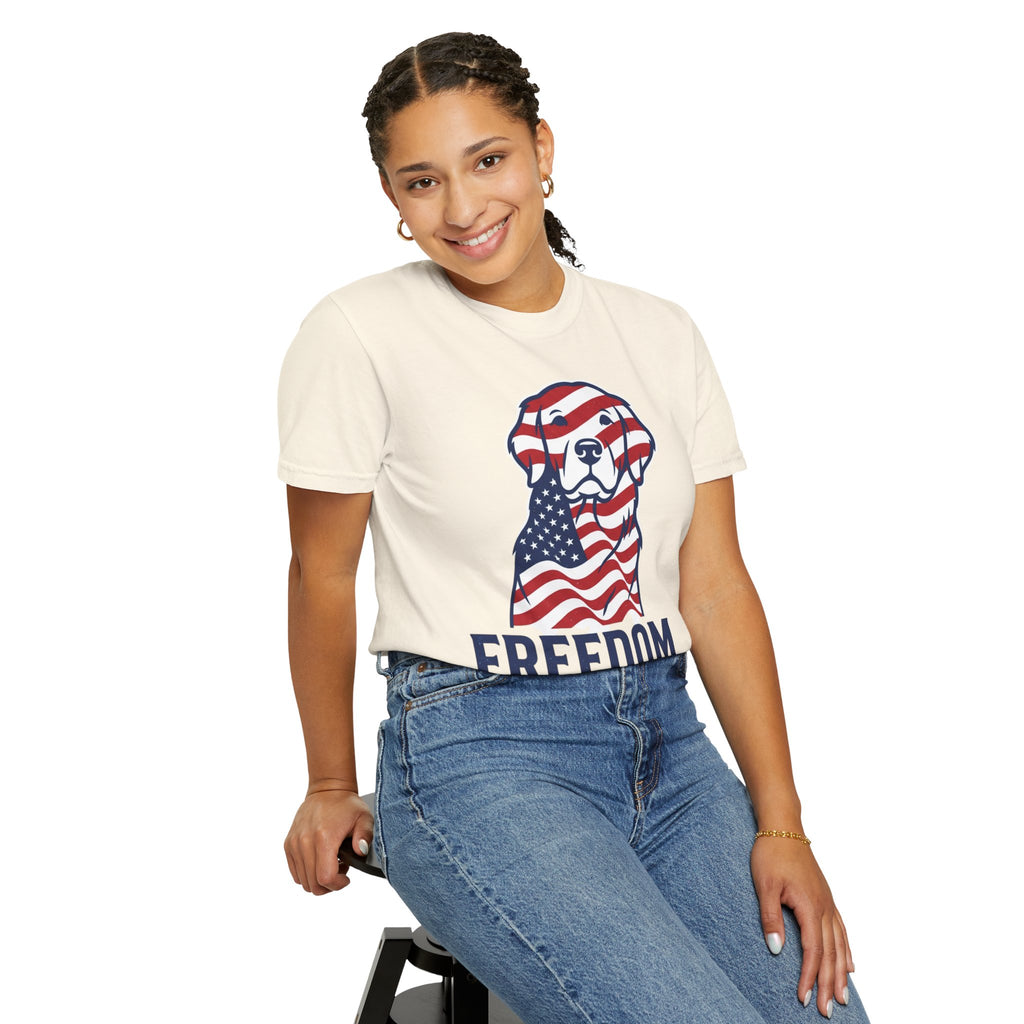 Freedom Fur-Ever Patriotic Dog T-Shirt