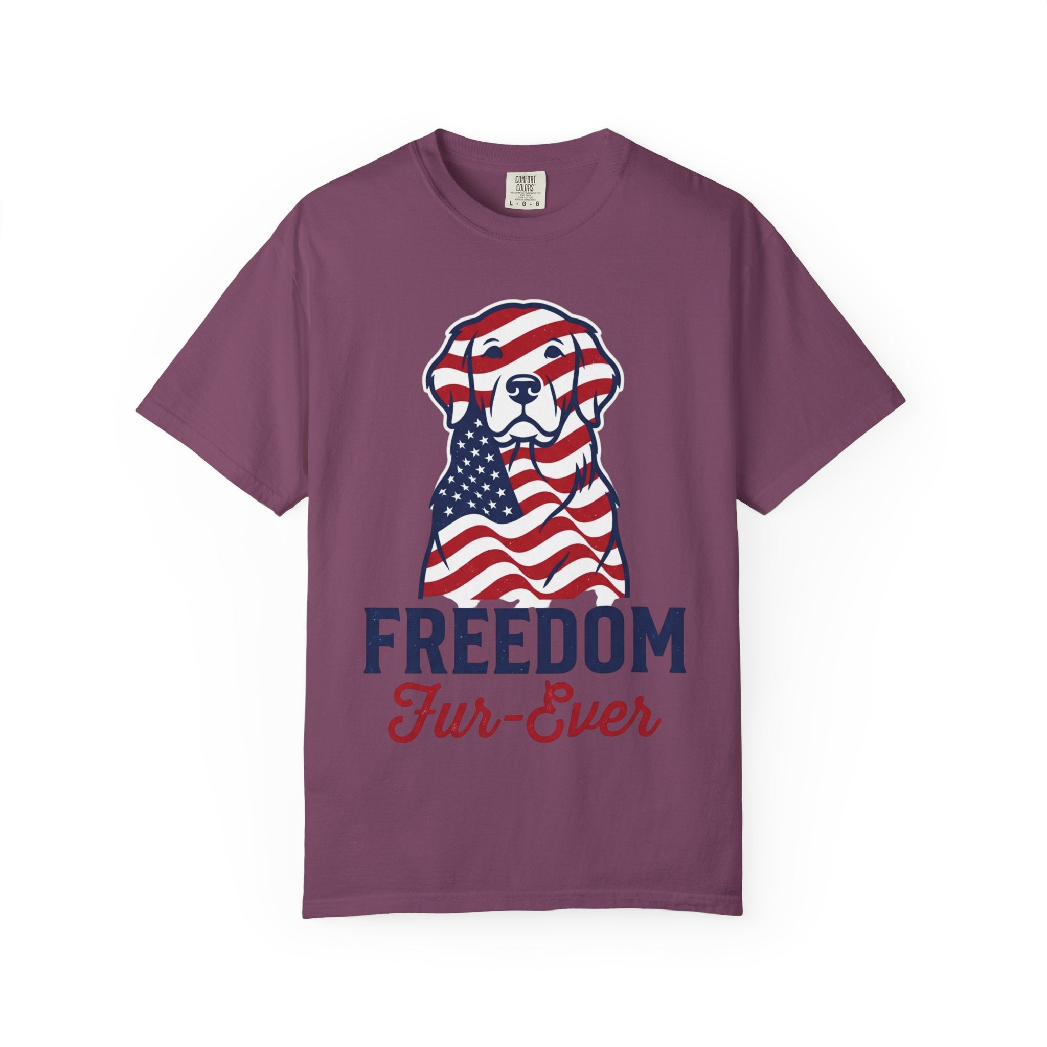 Freedom Fur-Ever Patriotic Dog T-Shirt