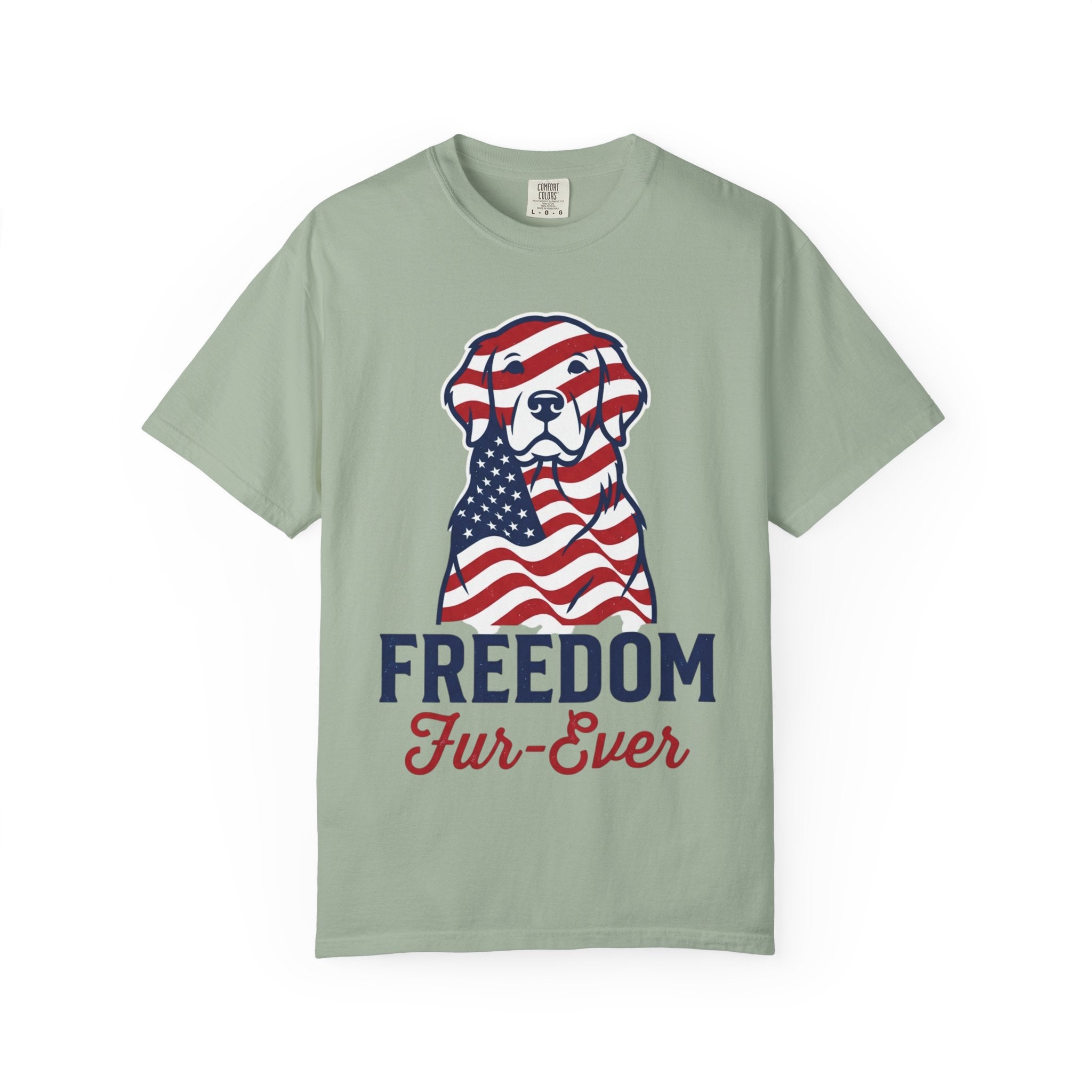 Freedom Fur-Ever Patriotic Dog T-Shirt