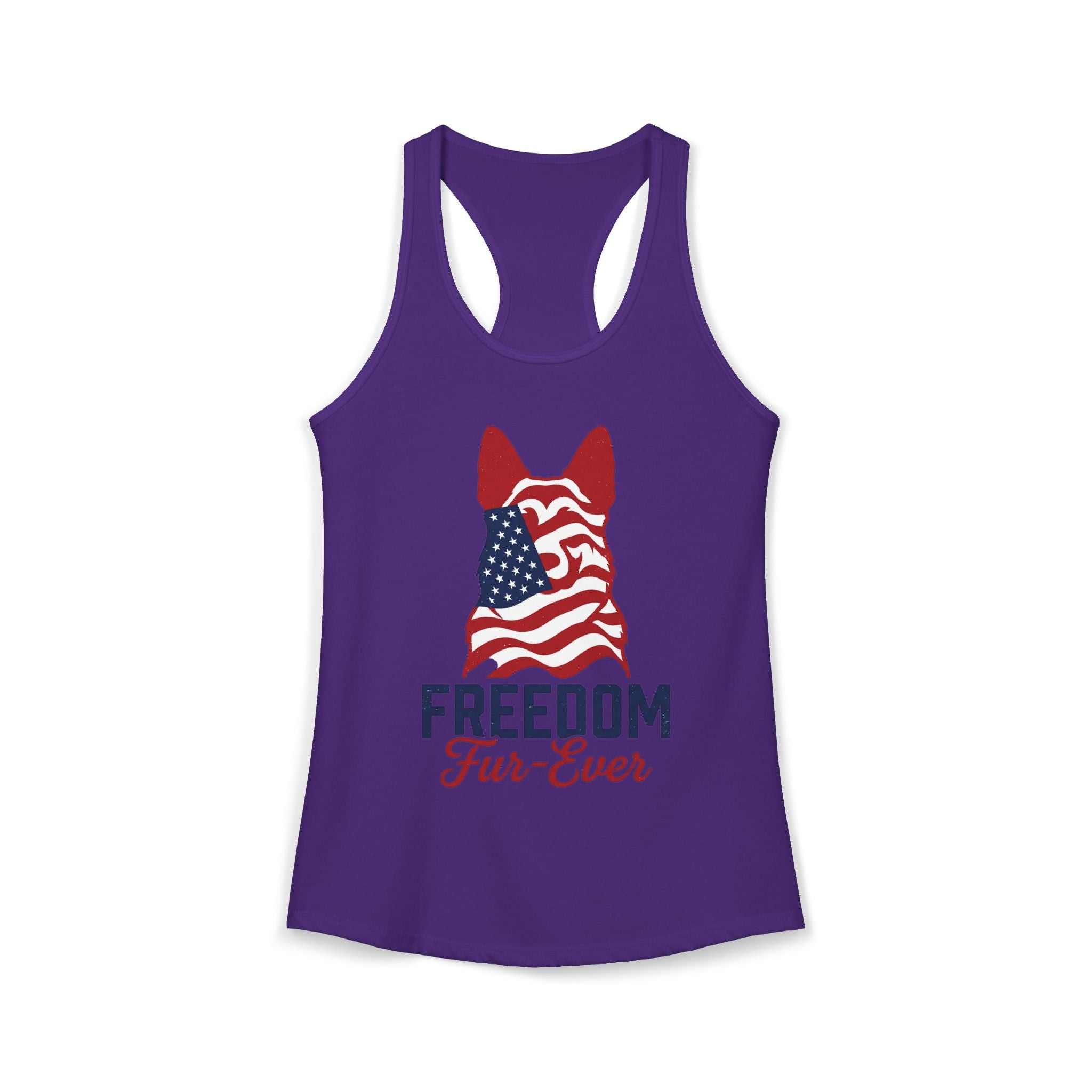 Freedom Fur-Ever Women's Ideal Racerback Tank