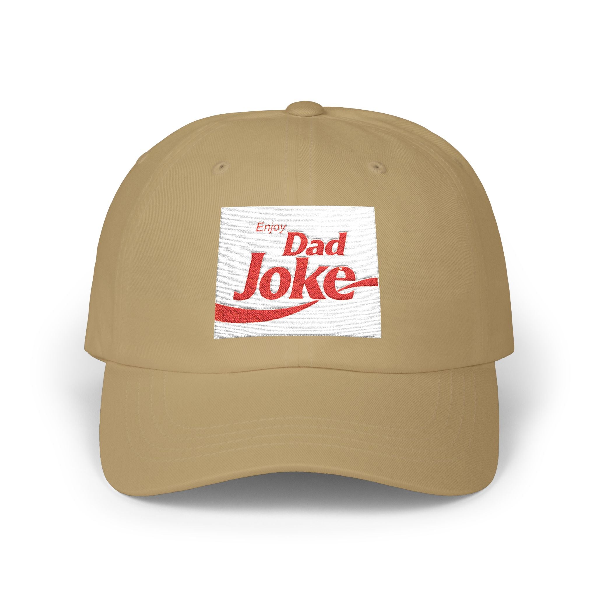 Dad Joke Cap — Classic White Embroidered Baseball Hat