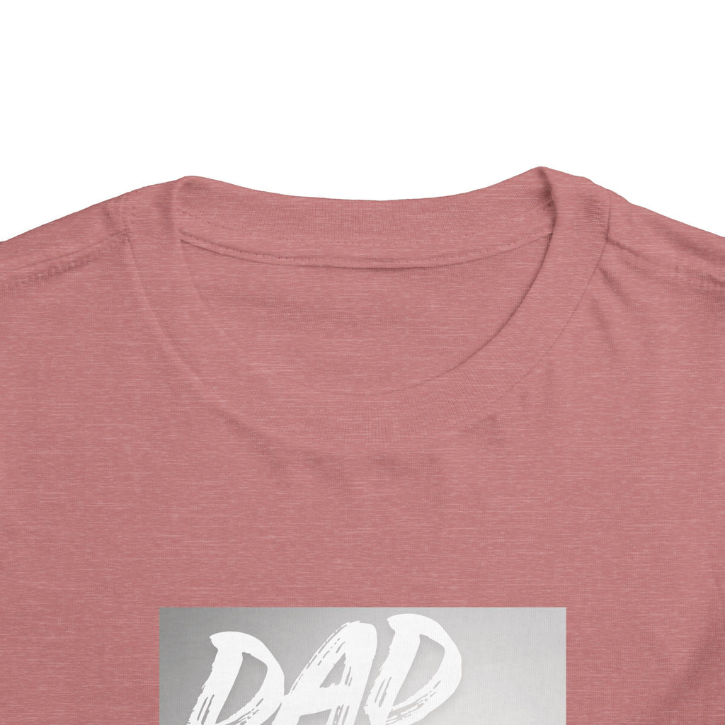 Toddler Tee — "Dad Vibes Matter" Fist Bump Baby Shirt