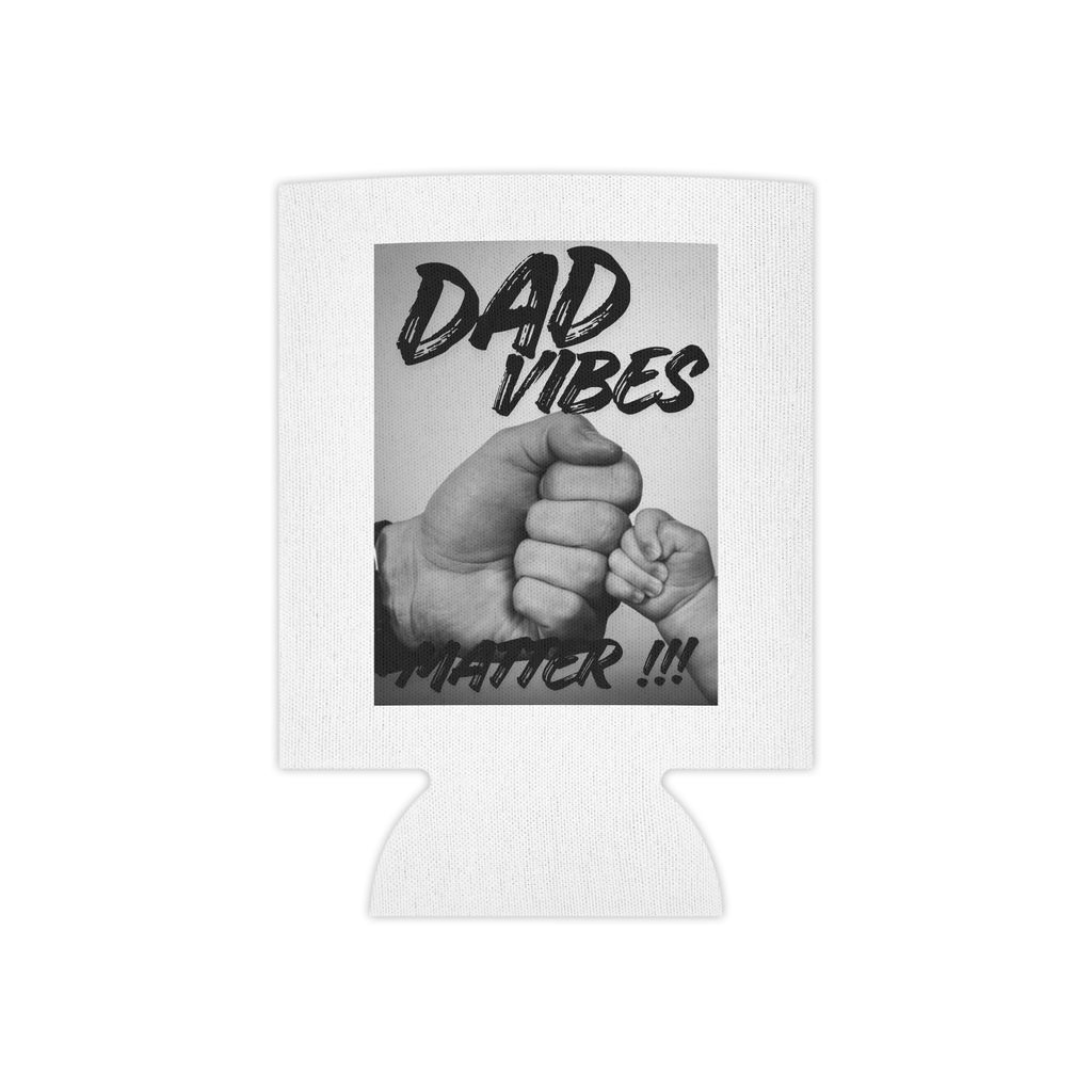 Dad Vibes Can Cooler - Father and Baby Fist Bump Drink Koozie