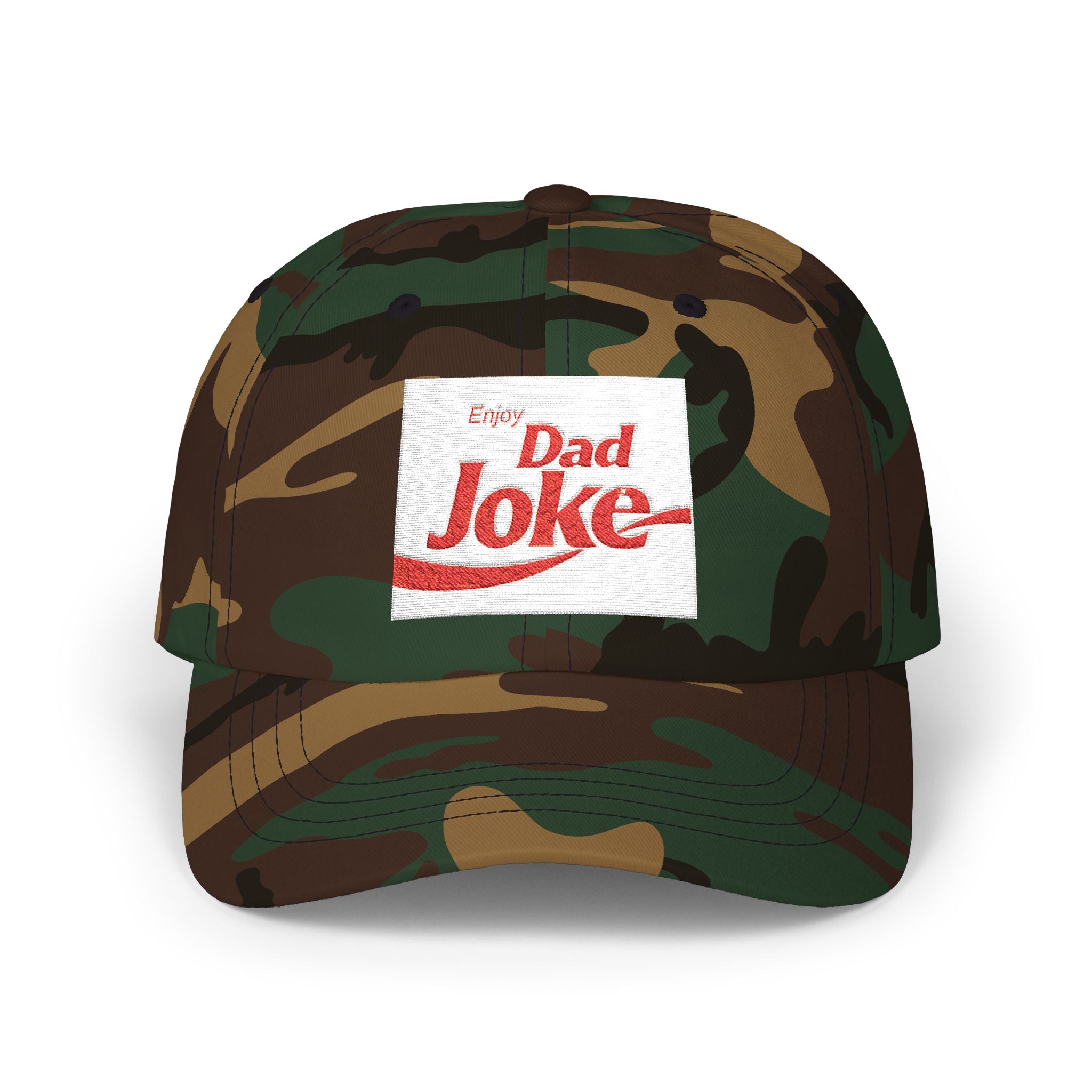 Dad Joke Cap — Classic White Embroidered Baseball Hat