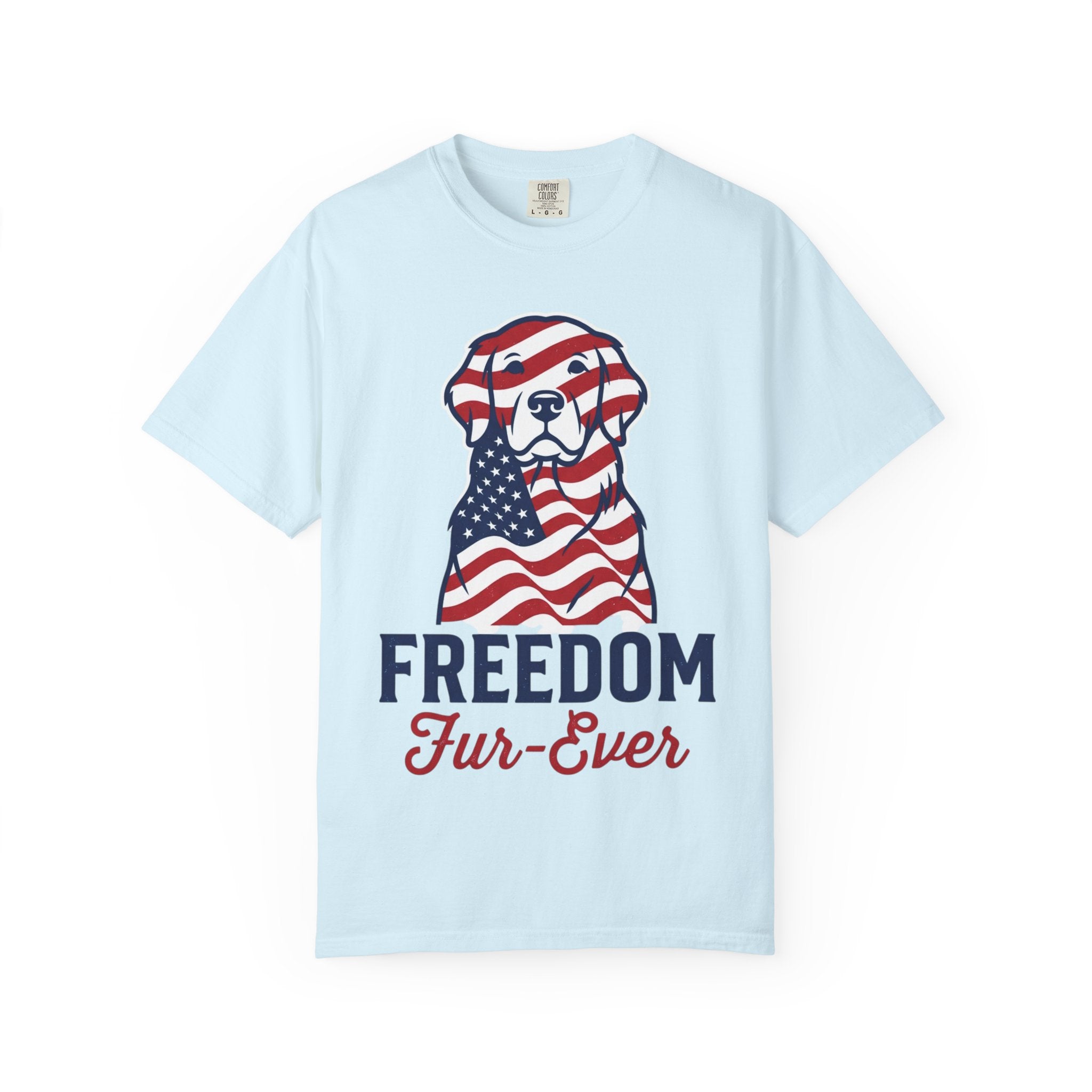 Freedom Fur-Ever Patriotic Dog T-Shirt