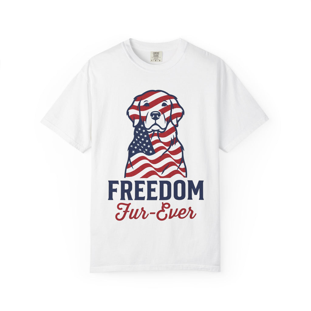 Freedom Fur-Ever Patriotic Dog T-Shirt
