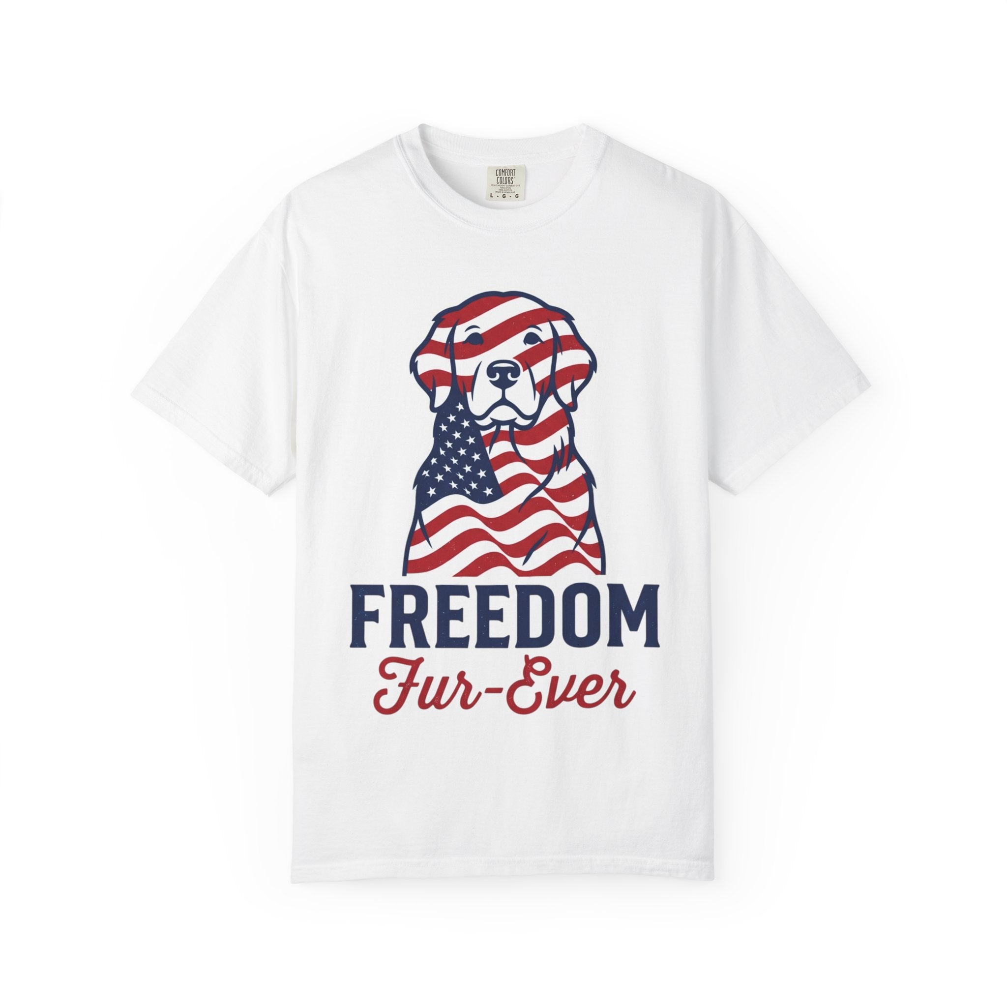 Freedom Fur-Ever Patriotic Dog T-Shirt