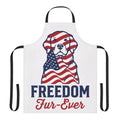 Patriotic Dog Apron — "Freedom Fur-Ever" 4th of July BBQ Cooking Apron