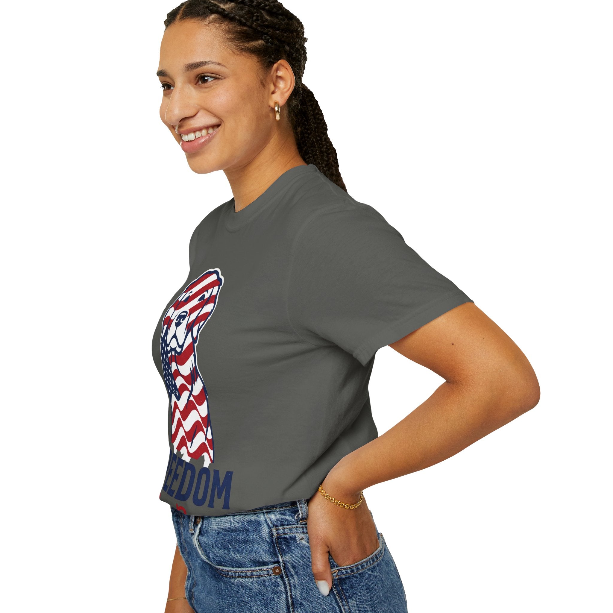 Freedom Fur-Ever Patriotic Dog T-Shirt