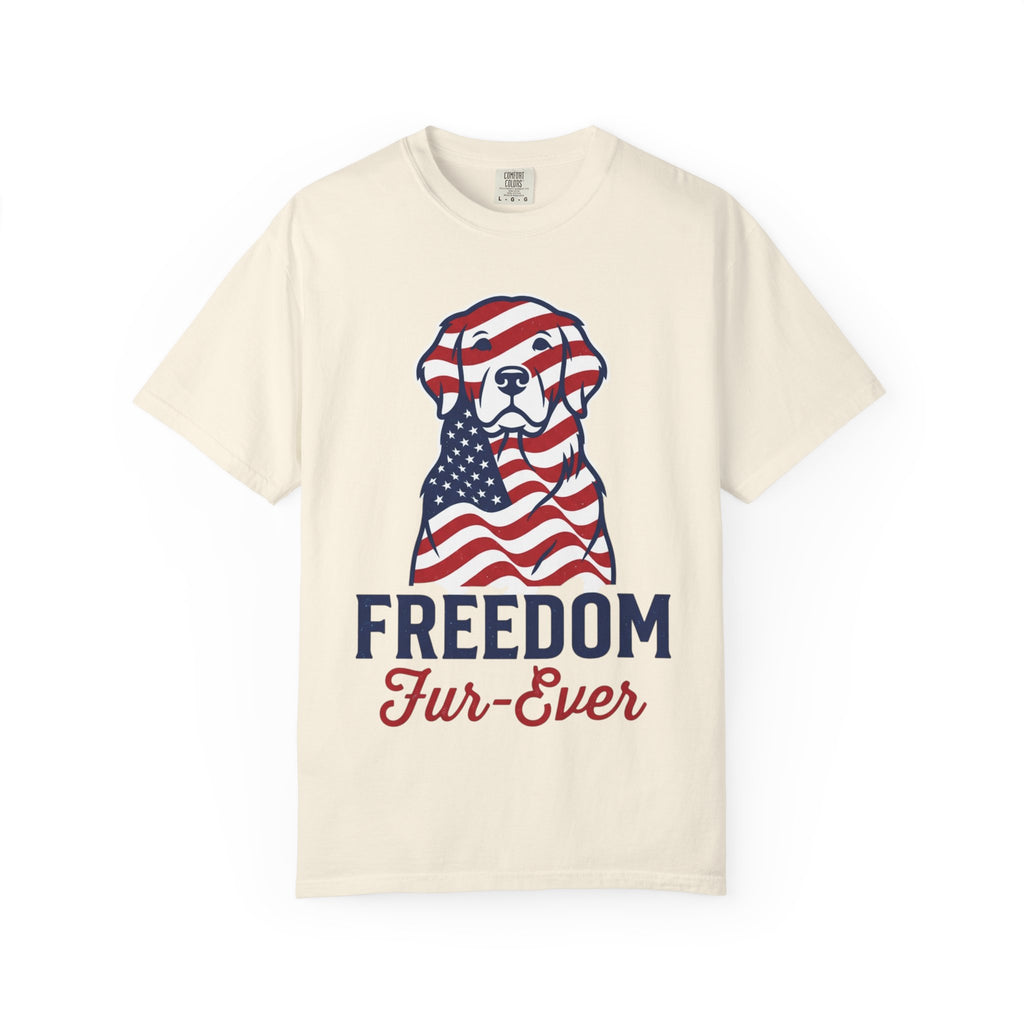 Freedom Fur-Ever Patriotic Dog T-Shirt