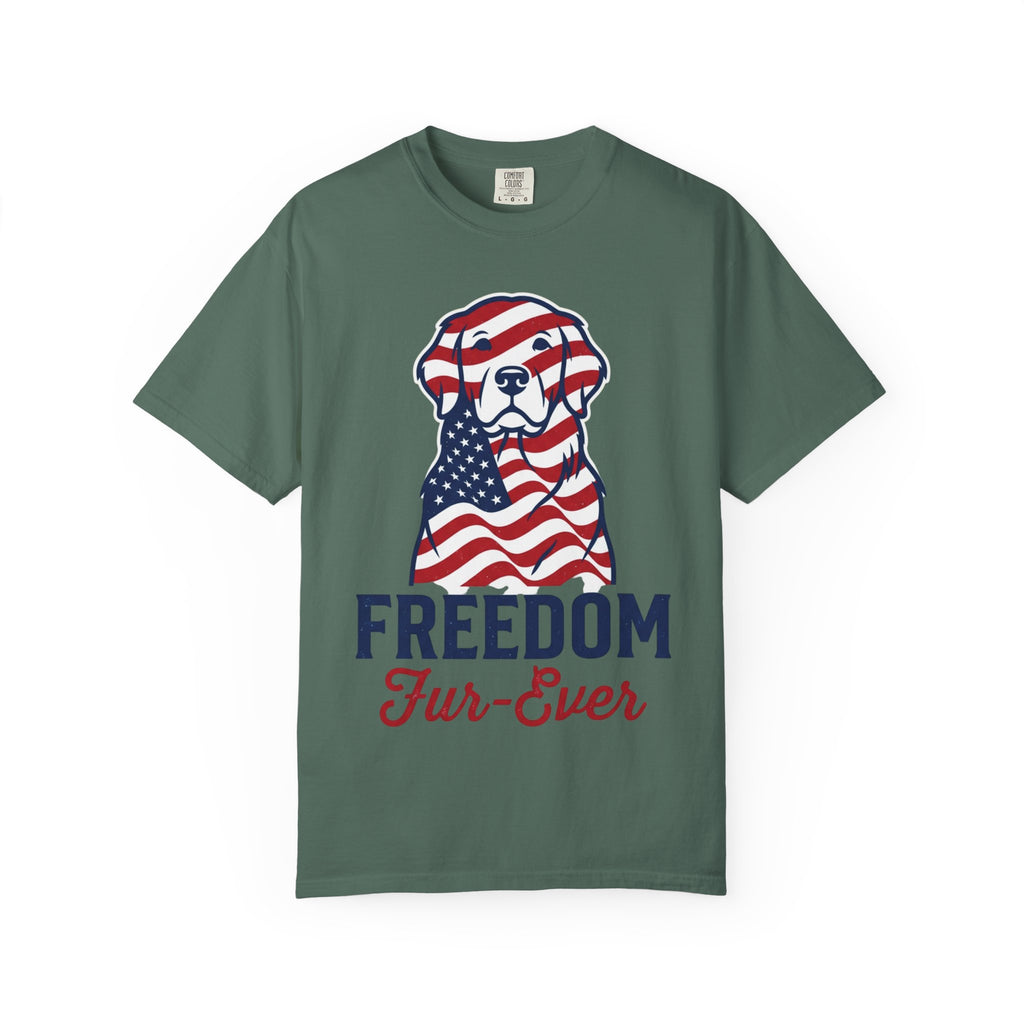 Freedom Fur-Ever Patriotic Dog T-Shirt
