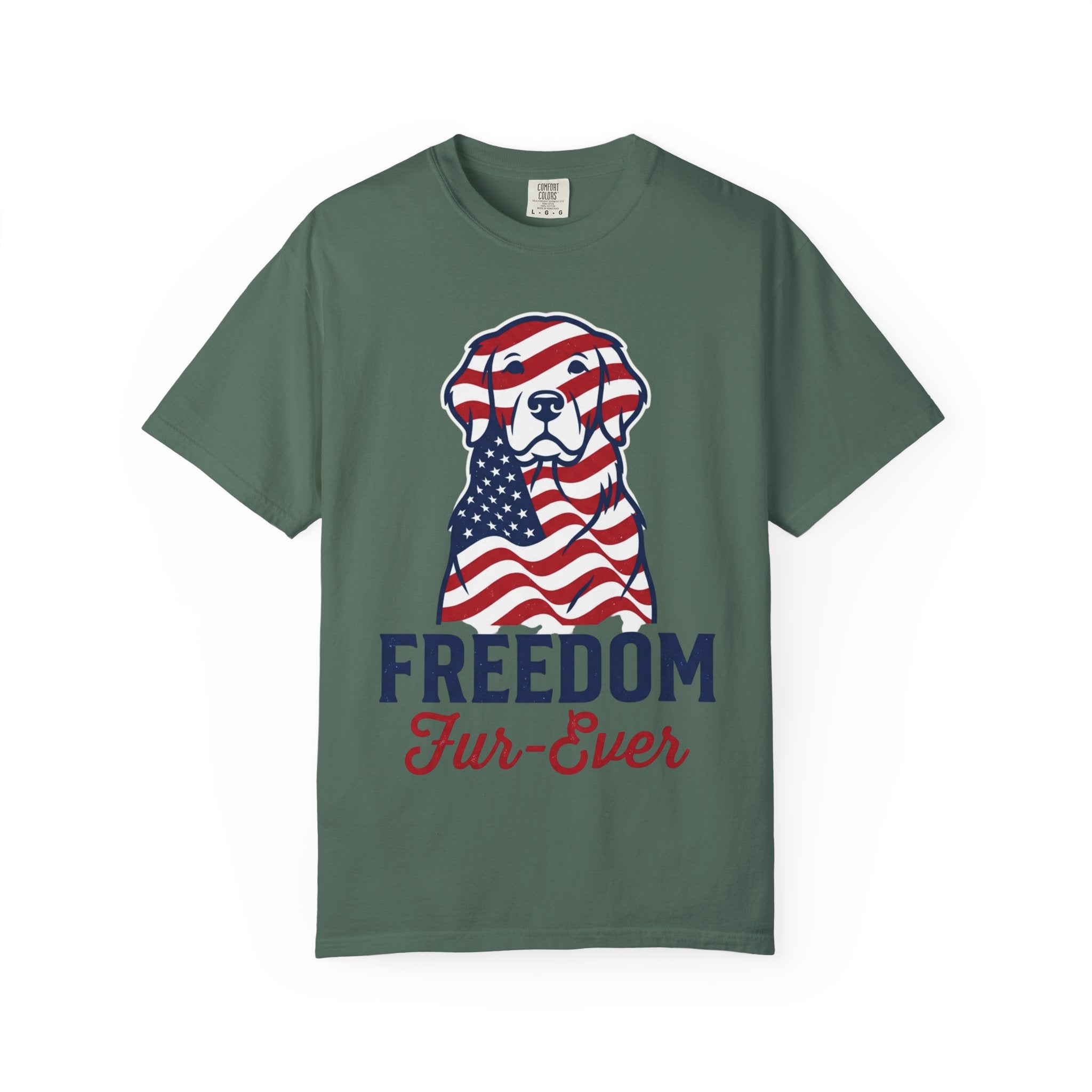 Freedom Fur-Ever Patriotic Dog T-Shirt