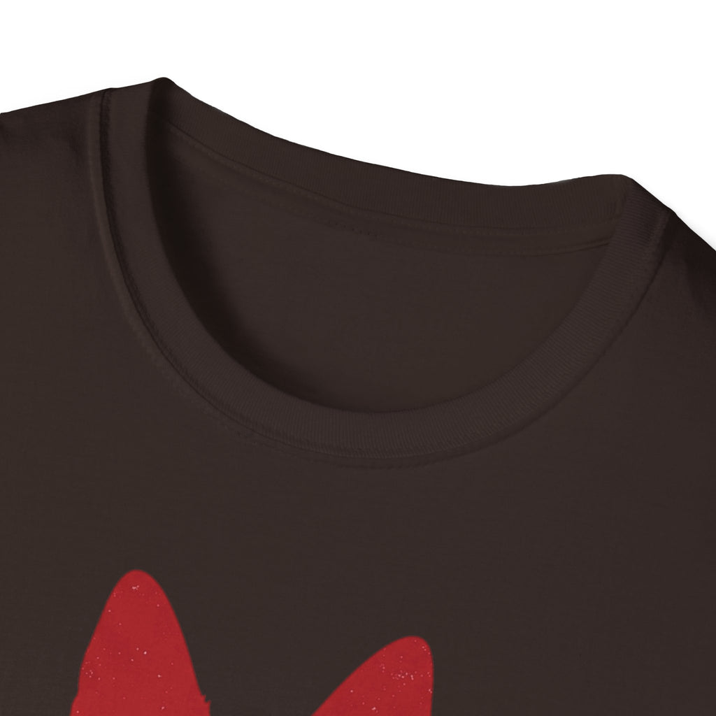 Freedom Fur-Ever Graphic T-Shirt — American Flag Dog Silhouette