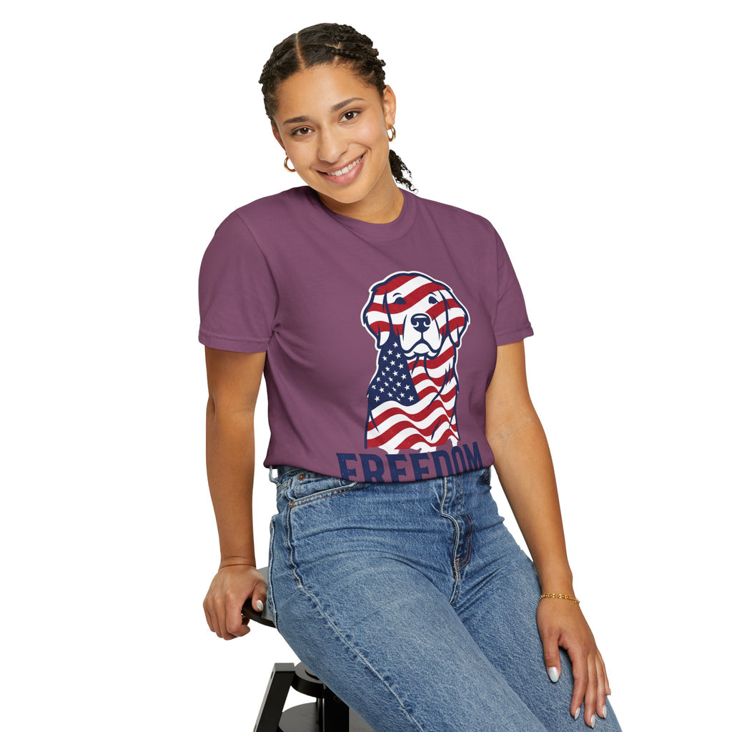 Freedom Fur-Ever Patriotic Dog T-Shirt