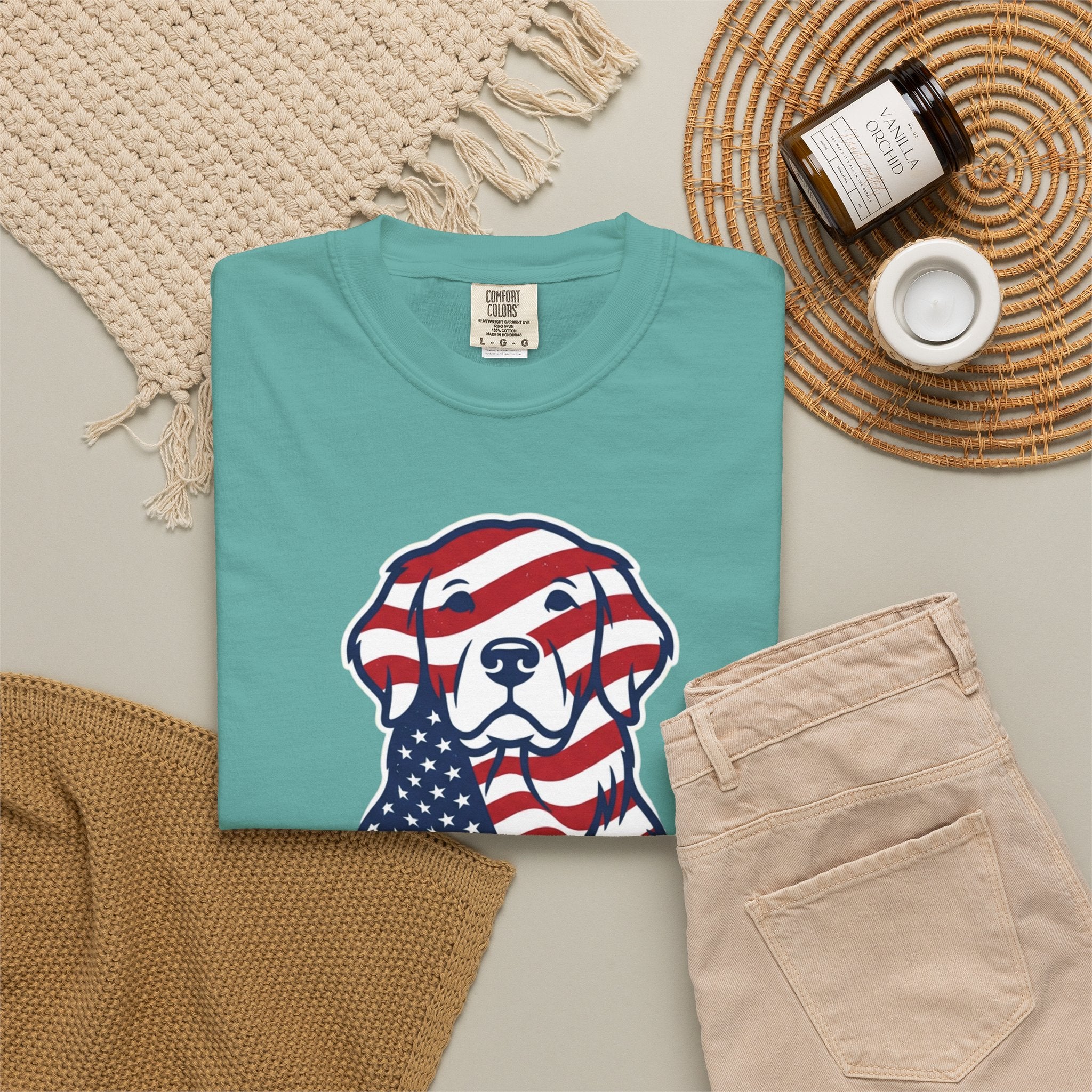 Freedom Fur-Ever Patriotic Dog T-Shirt