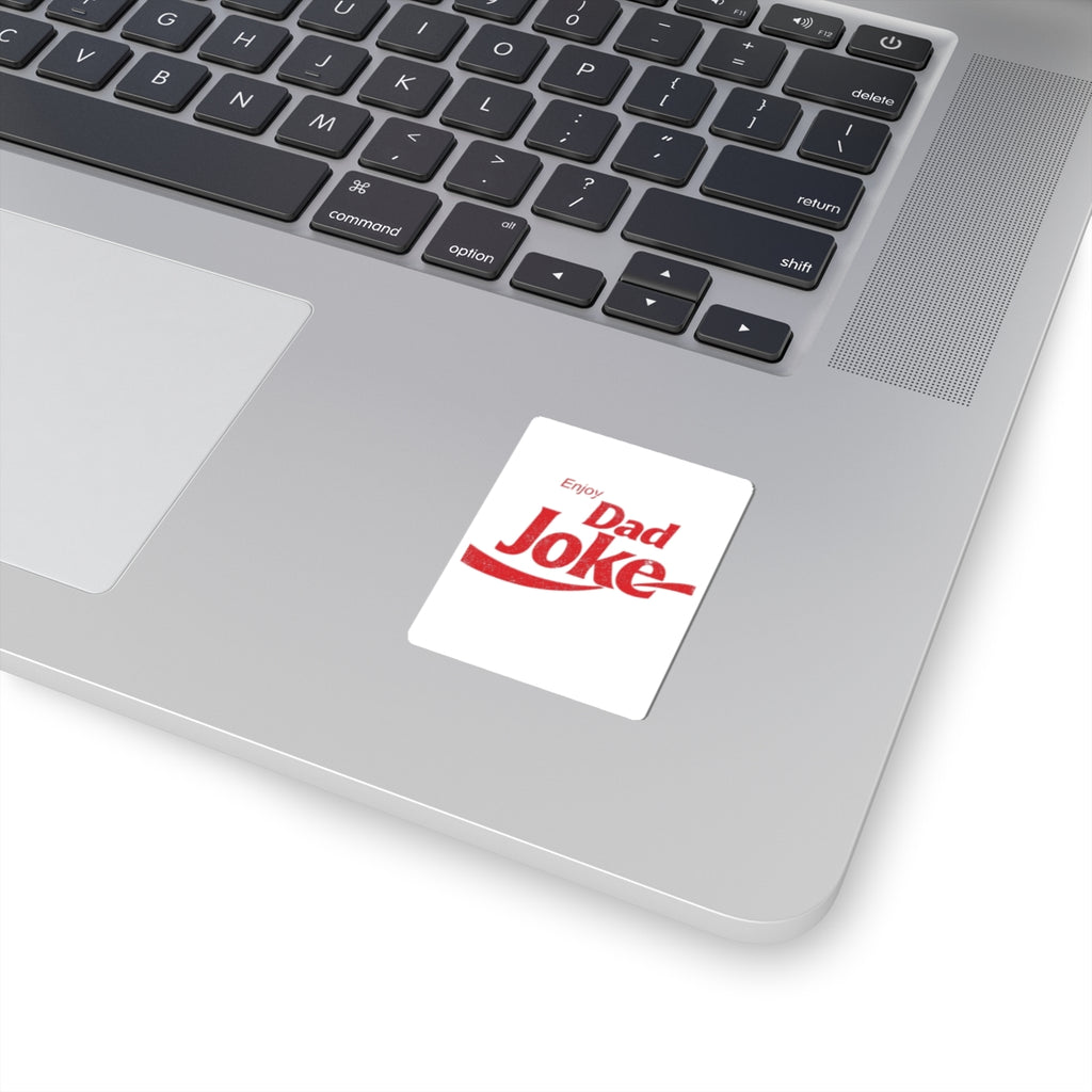 Dad Joke Sticker — Retro "Enjoy Dad Joke" Vinyl Decal for Laptops, Water Bottles & Gifts