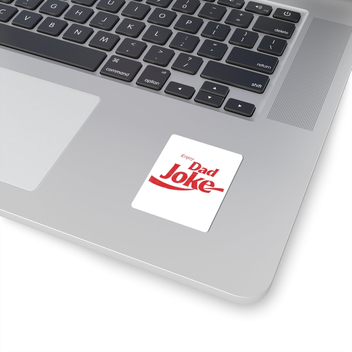 Dad Joke Sticker — Retro "Enjoy Dad Joke" Vinyl Decal for Laptops, Water Bottles & Gifts