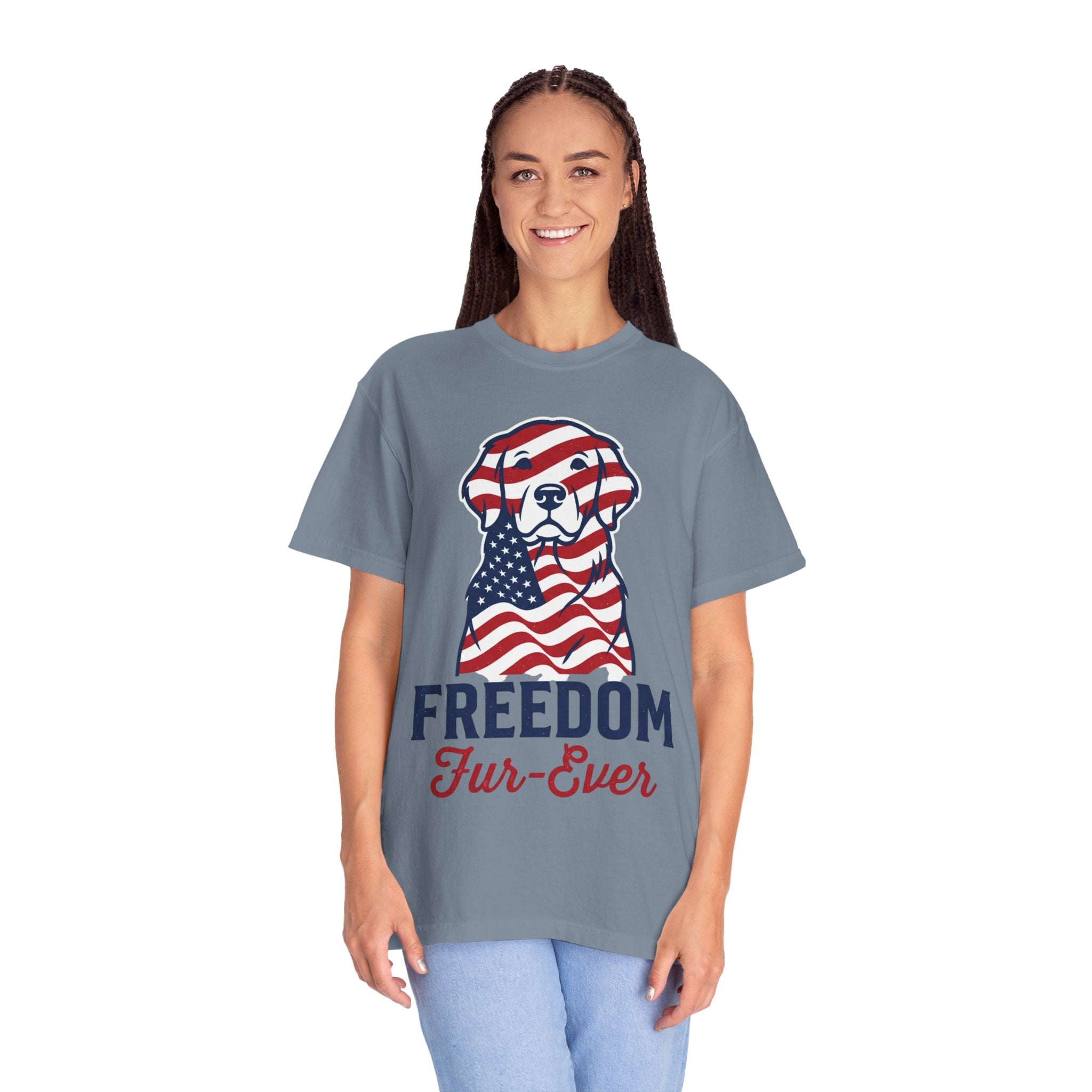 Freedom Fur-Ever Patriotic Dog T-Shirt