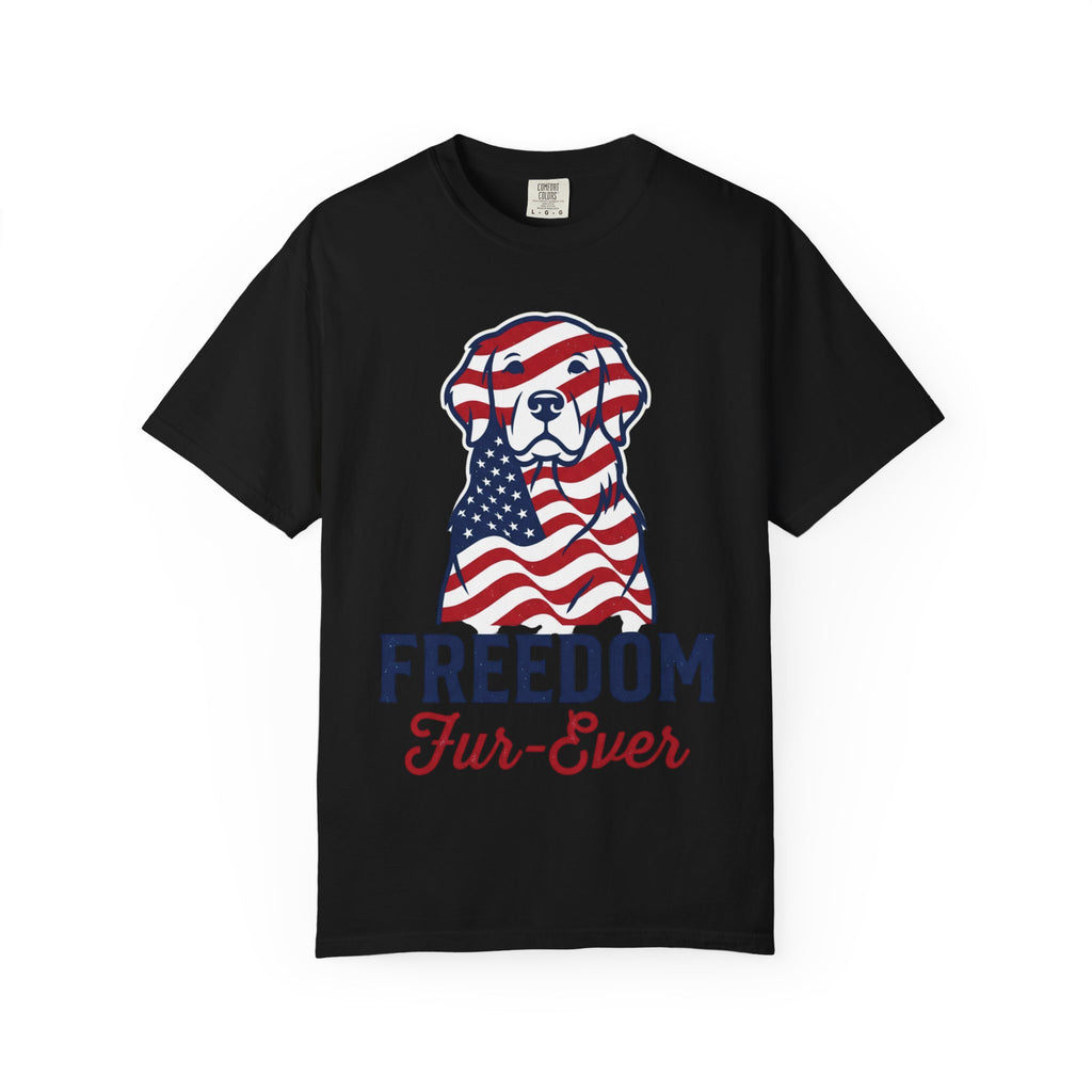 Freedom Fur-Ever Patriotic Dog T-Shirt