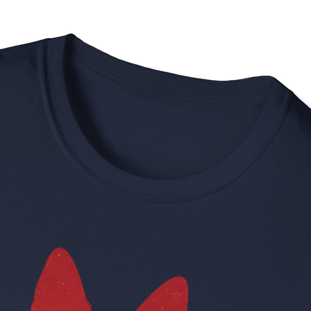 Freedom Fur-Ever Graphic T-Shirt — American Flag Dog Silhouette