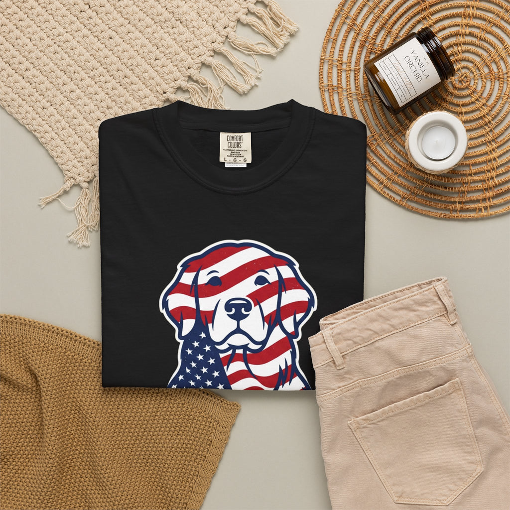 Freedom Fur-Ever Patriotic Dog T-Shirt