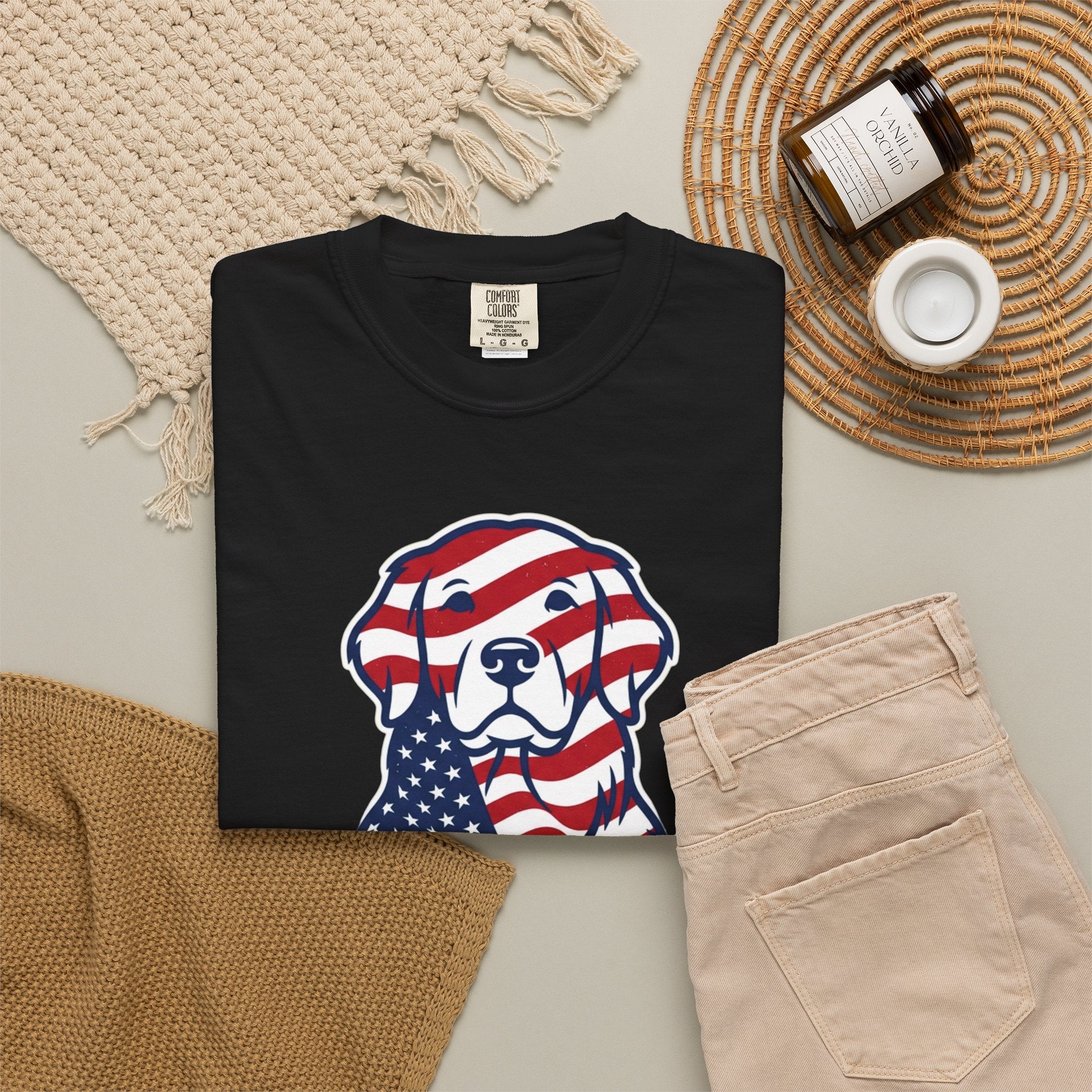 Freedom Fur-Ever Patriotic Dog T-Shirt
