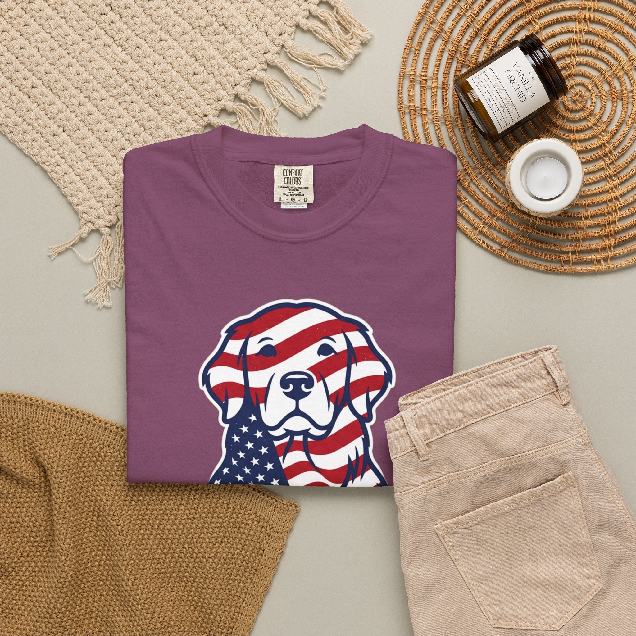 Freedom Fur-Ever Patriotic Dog T-Shirt