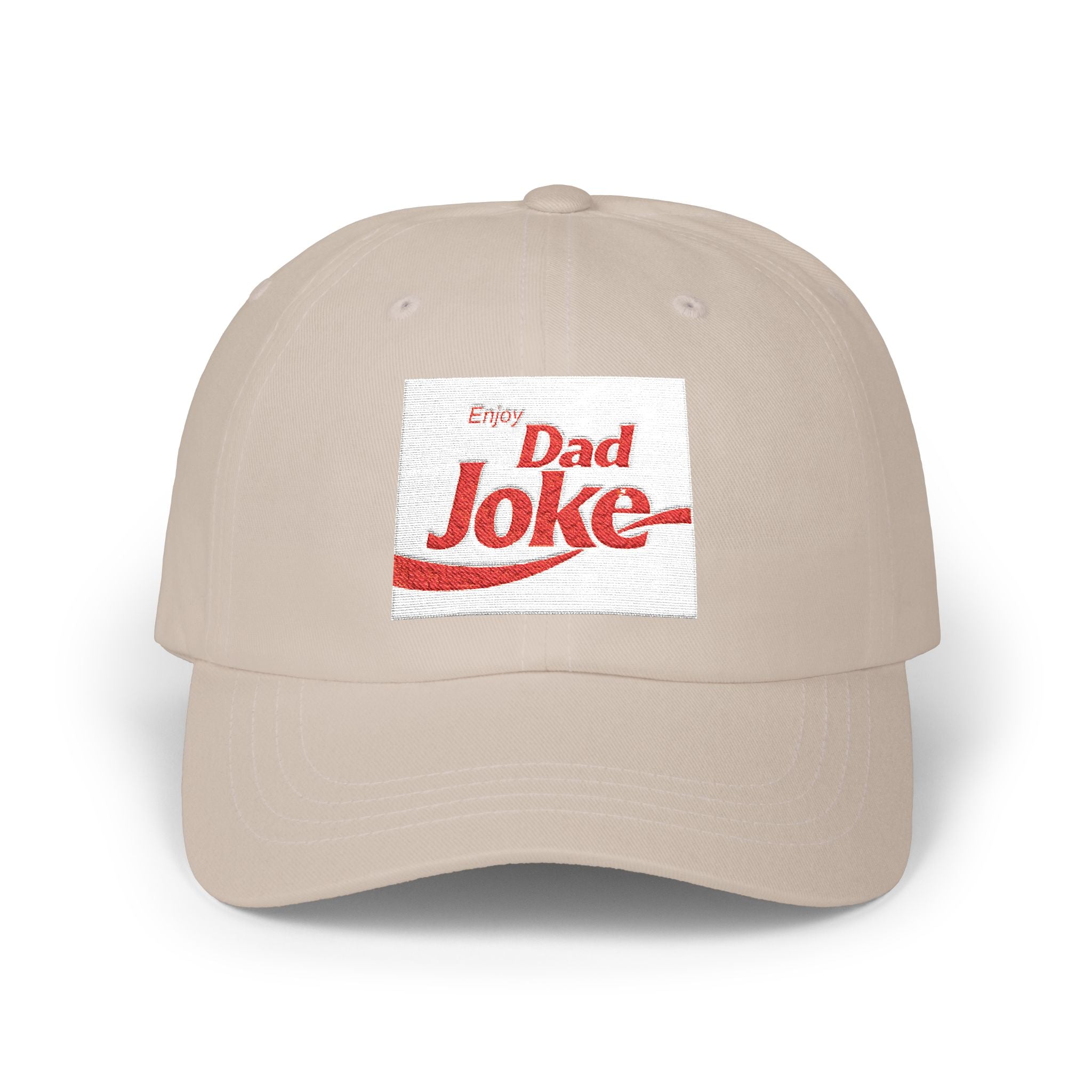 Dad Joke Cap — Classic White Embroidered Baseball Hat