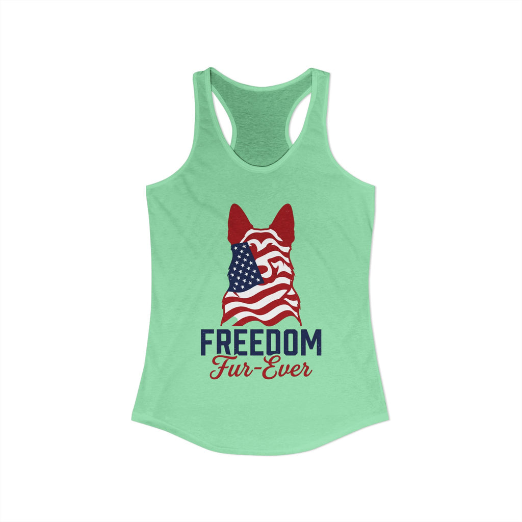 Freedom Fur-Ever Women's Ideal Racerback Tank