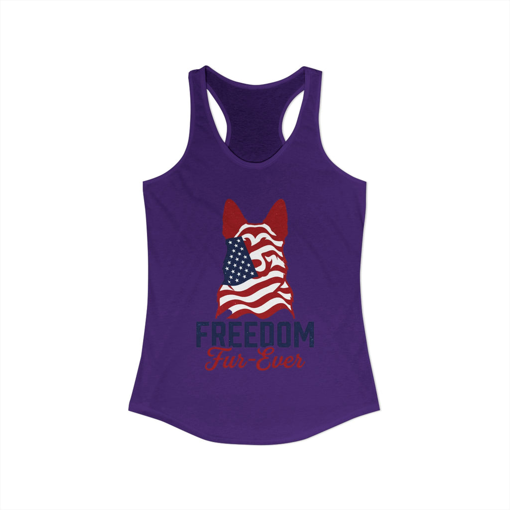Freedom Fur-Ever Women's Ideal Racerback Tank