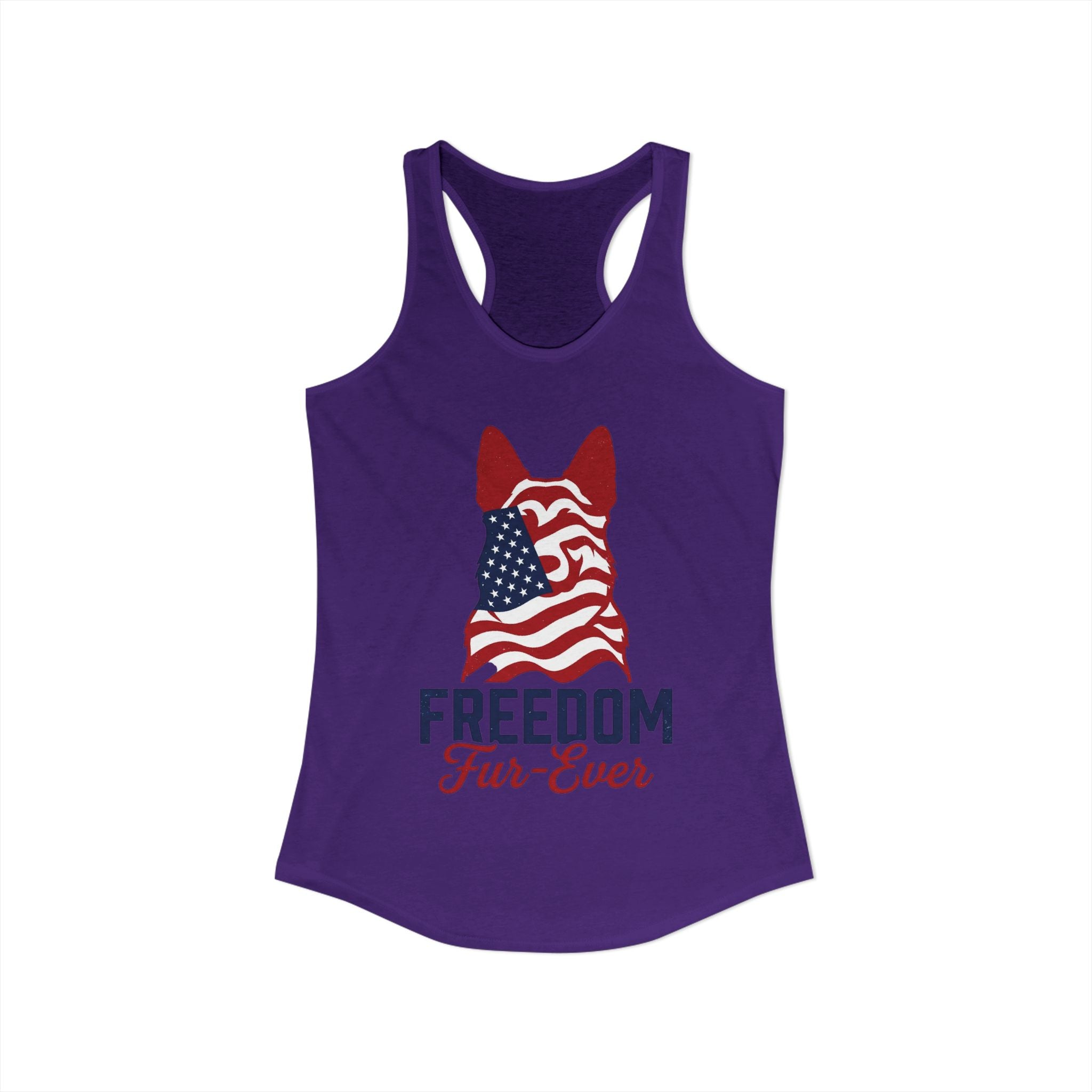 Freedom Fur-Ever Women's Ideal Racerback Tank
