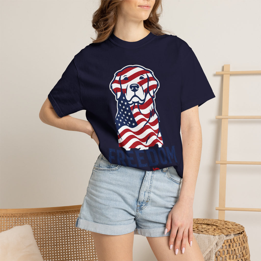Freedom Fur-Ever Patriotic Dog T-Shirt