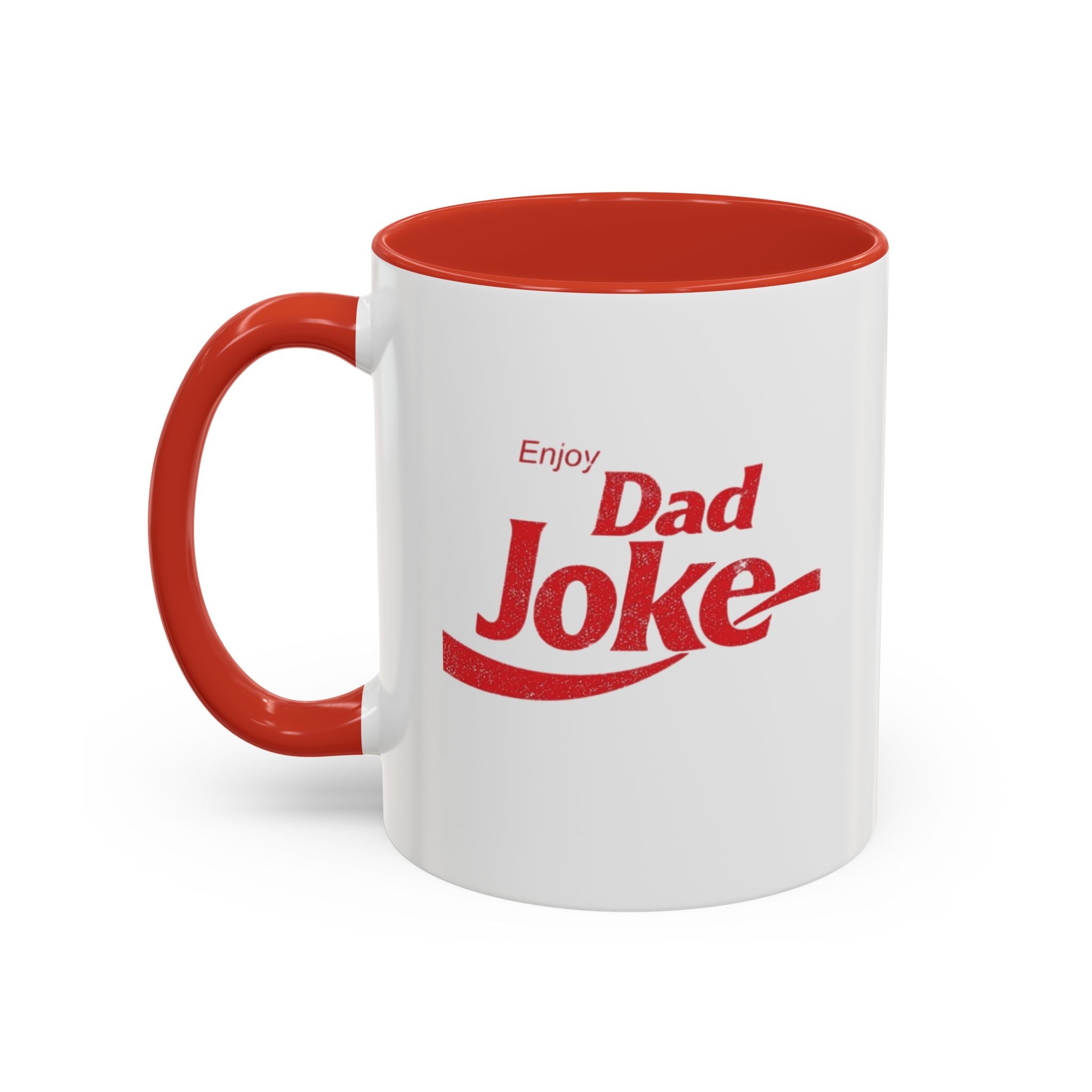 Dad Joke Coffee Mug — 'Enjoy Dad Joke' Accent Mug (11/15oz)