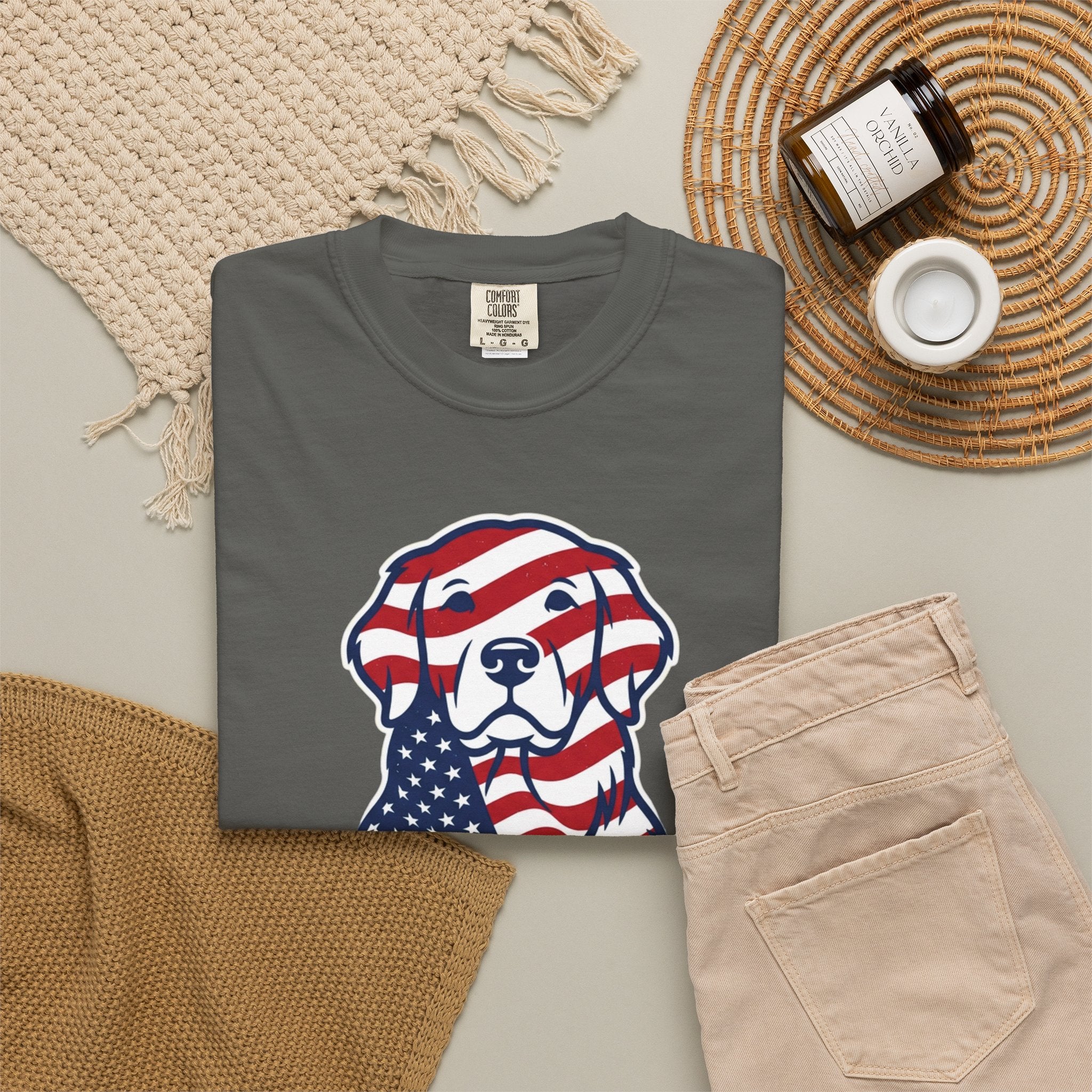 Freedom Fur-Ever Patriotic Dog T-Shirt