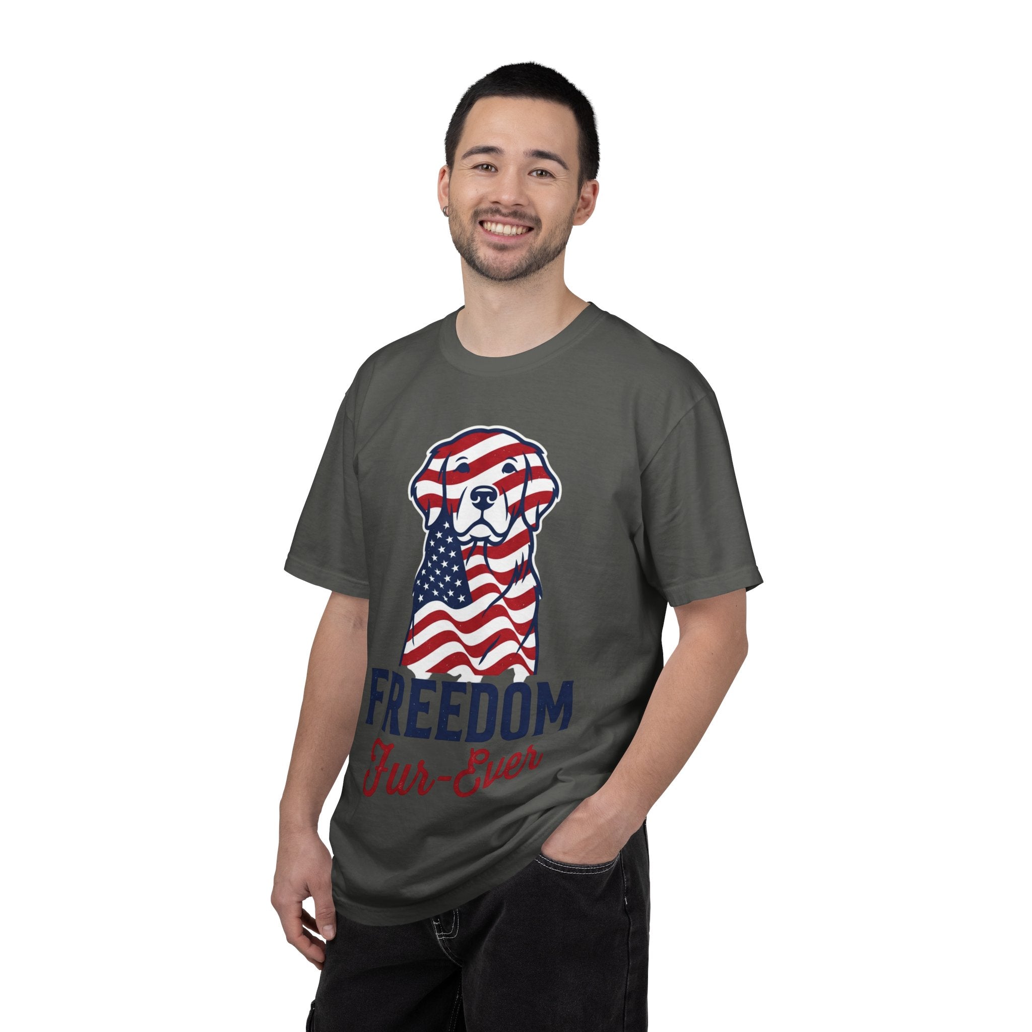 Freedom Fur-Ever Patriotic Dog T-Shirt