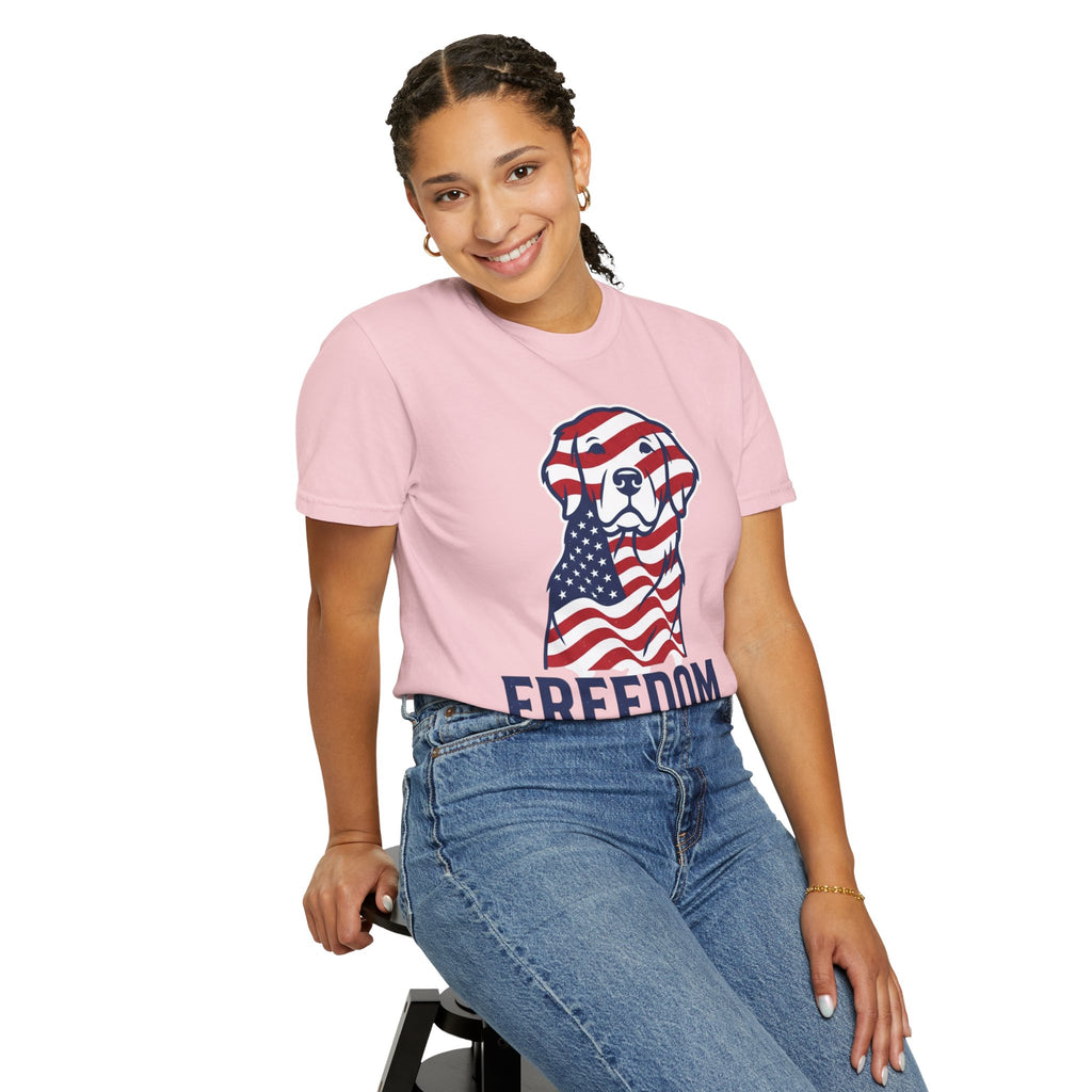 Freedom Fur-Ever Patriotic Dog T-Shirt